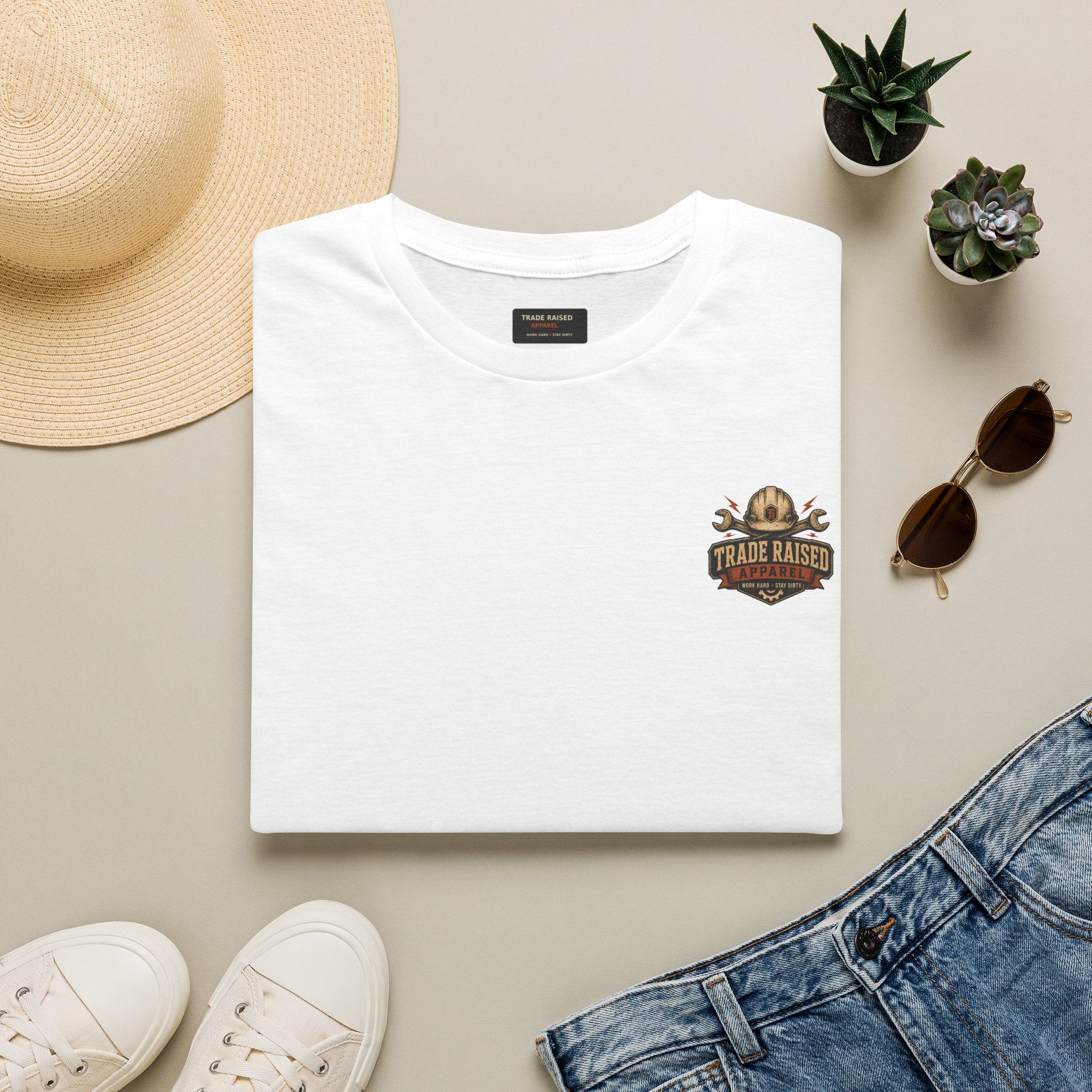 Trade Raised Fishing Logo T‑Shirt — Vintage Angler Tee