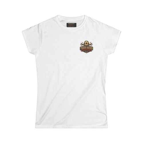 Blue Collar Wife Tee — Leopard Plaque Graphic Women's T‑Shirt