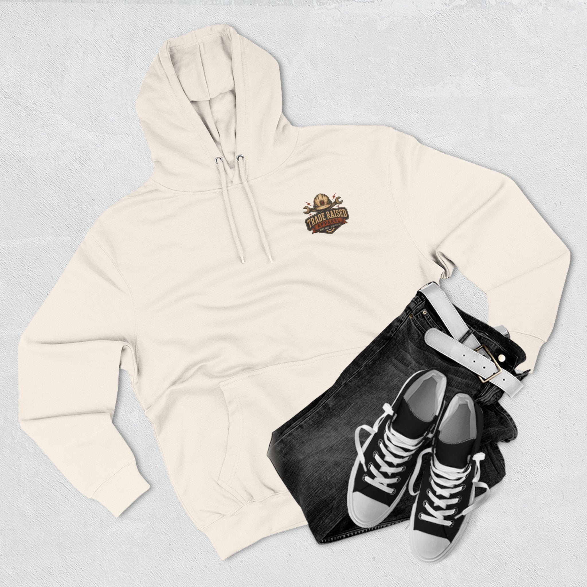 Blue Collar Dollar Skull Hoodie – "Livin' On That Blue Collar Dollar" Fleece Pullover