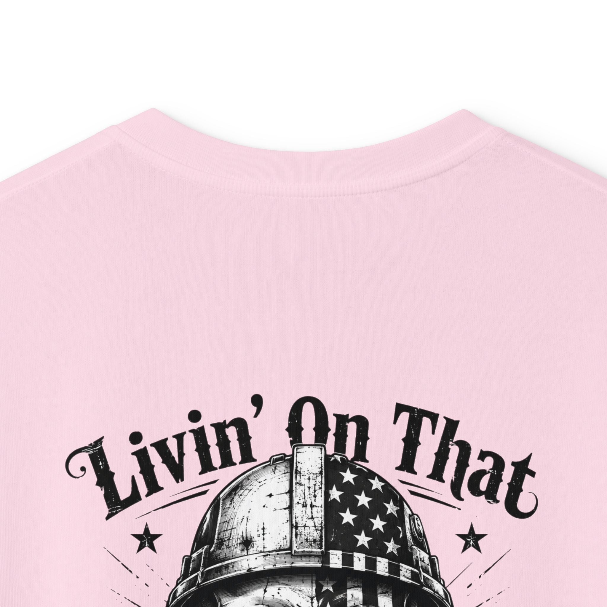 Kids Tee — "Livin' On That Blue Collar Dollar" Skull Workwear Graphic