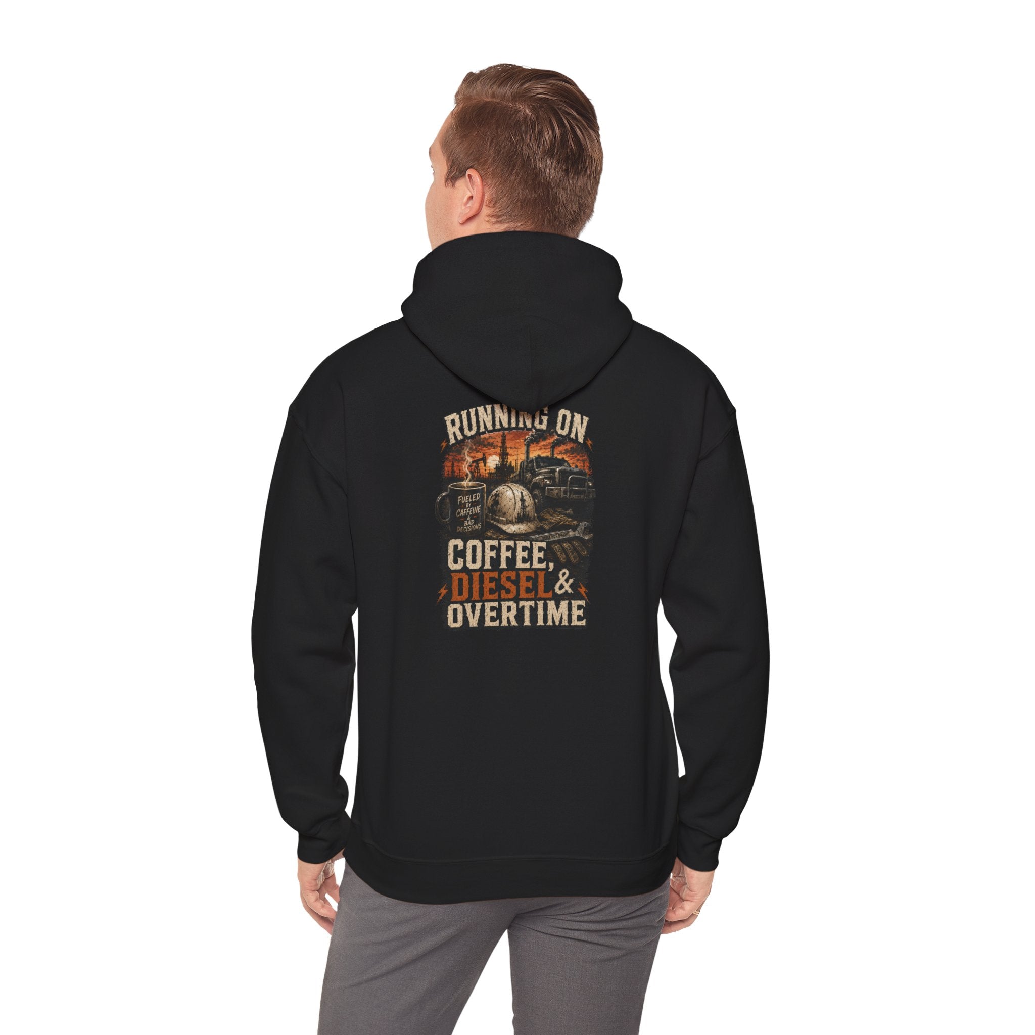 Coffee Diesel Overtime Hoodie