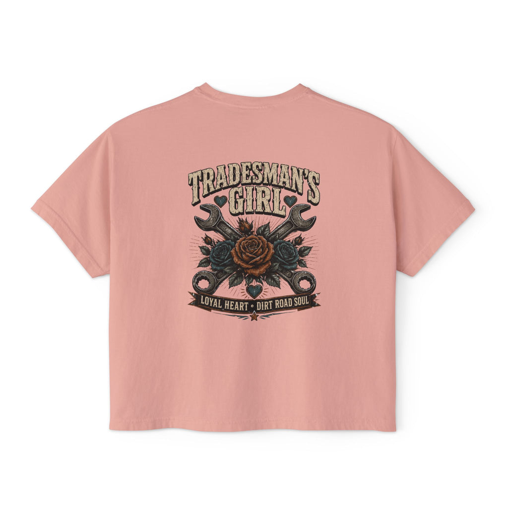 Tradesman's Girl Boxy Tee — Women's Workwear Graphic T‑Shirt