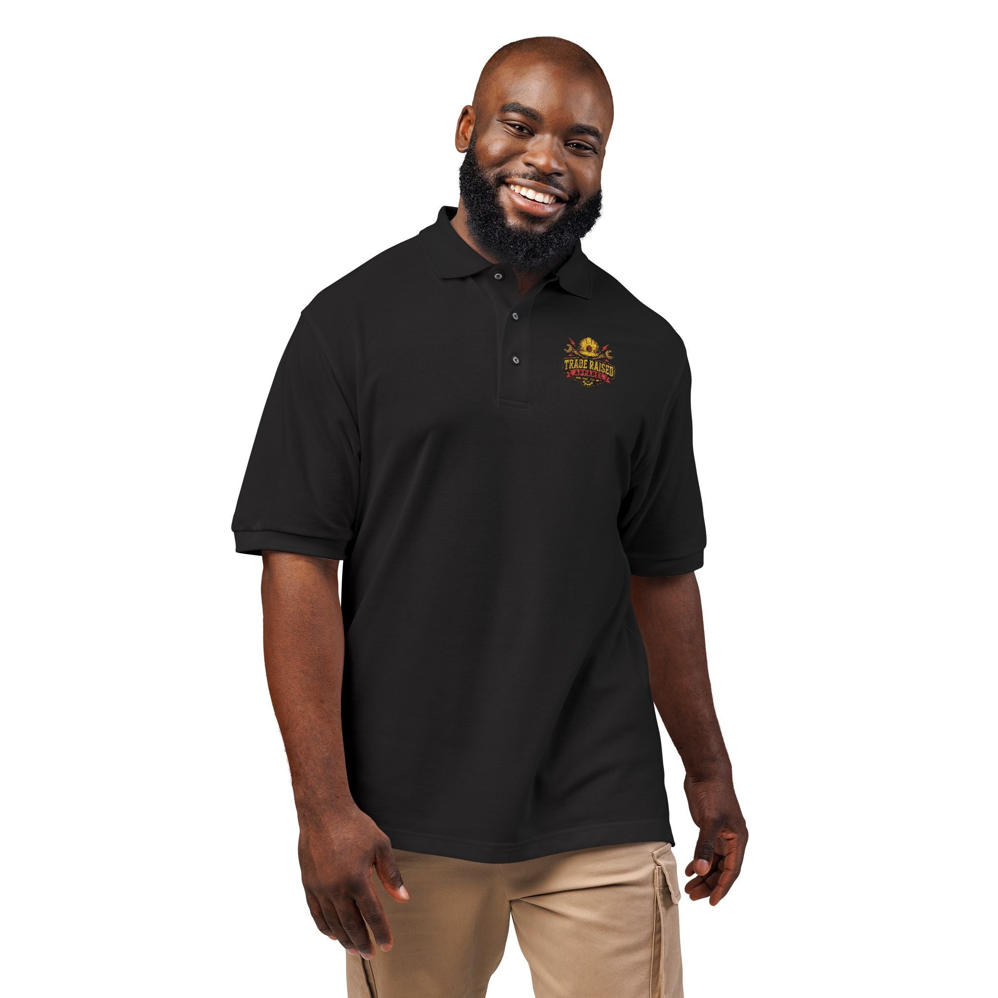 Embroidered Trade Raided Polo Shirt