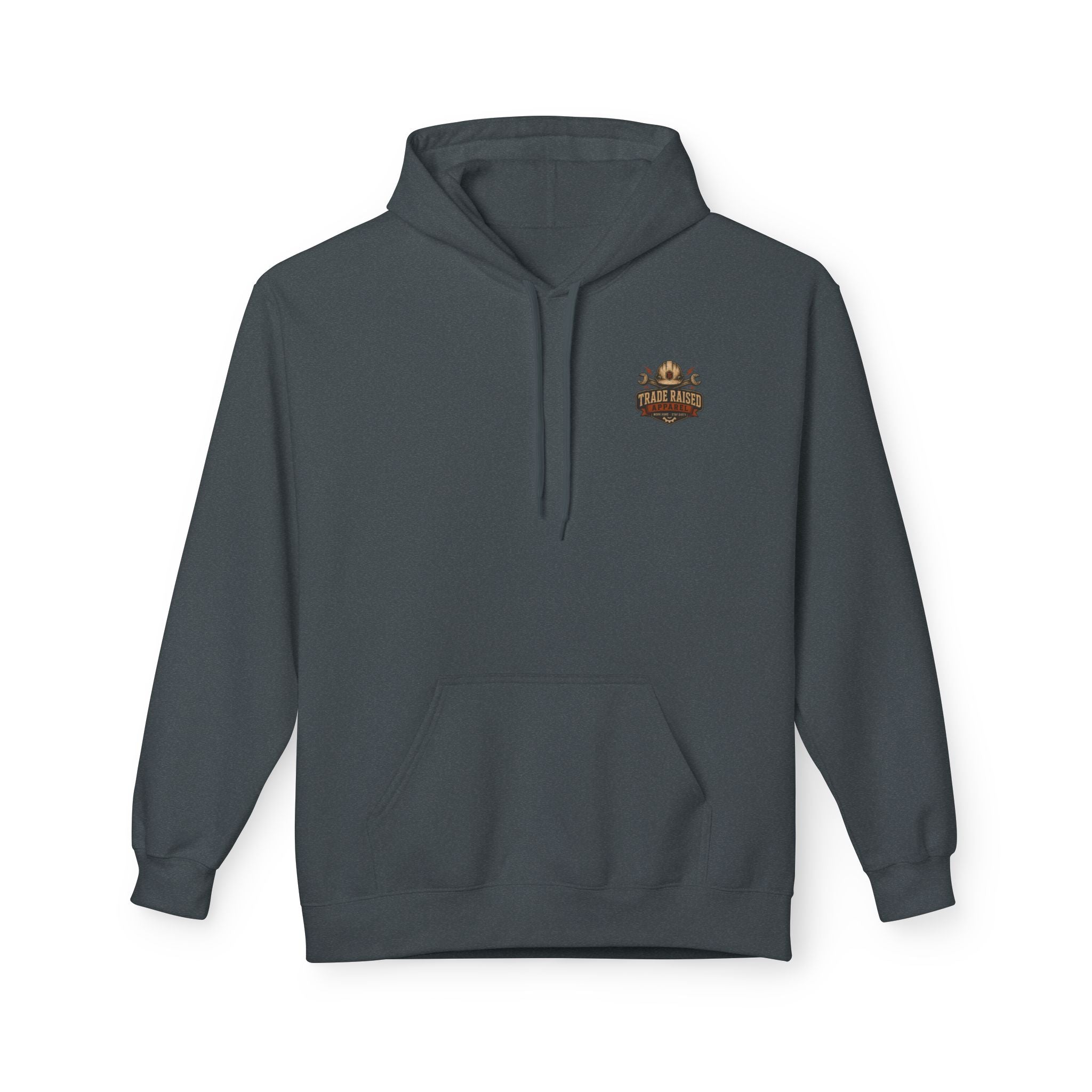 Blue Collar Dollar Hoodie — "Livin' That" Skull Workwear Pullover