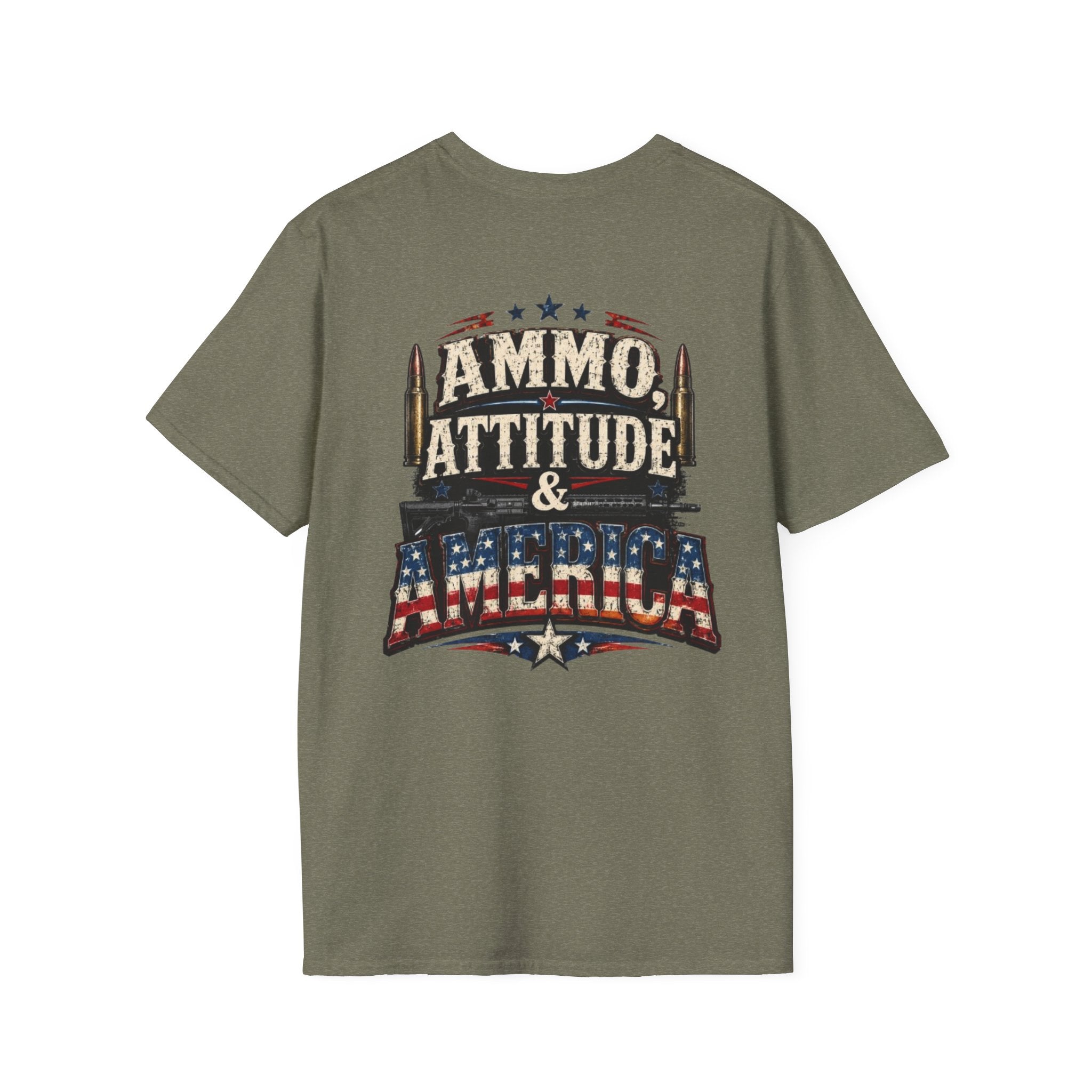 T-Shirt — Ammo, attitude and America