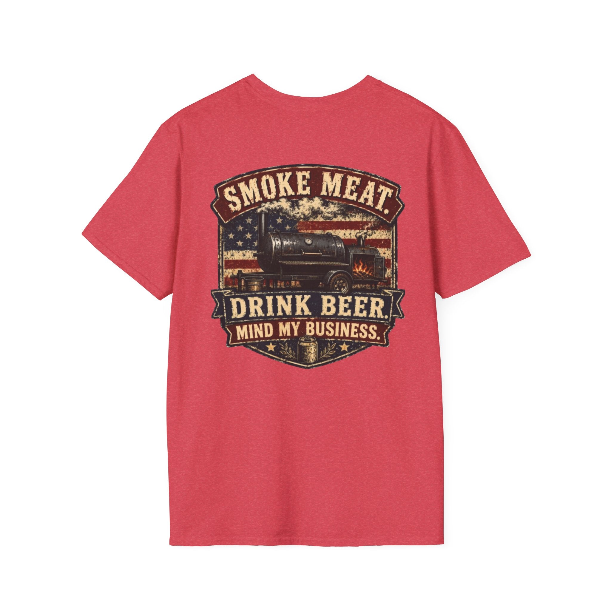 Trade Raised Logo T-Shirt — Vintage Farmer Sunrise Graphic Tee