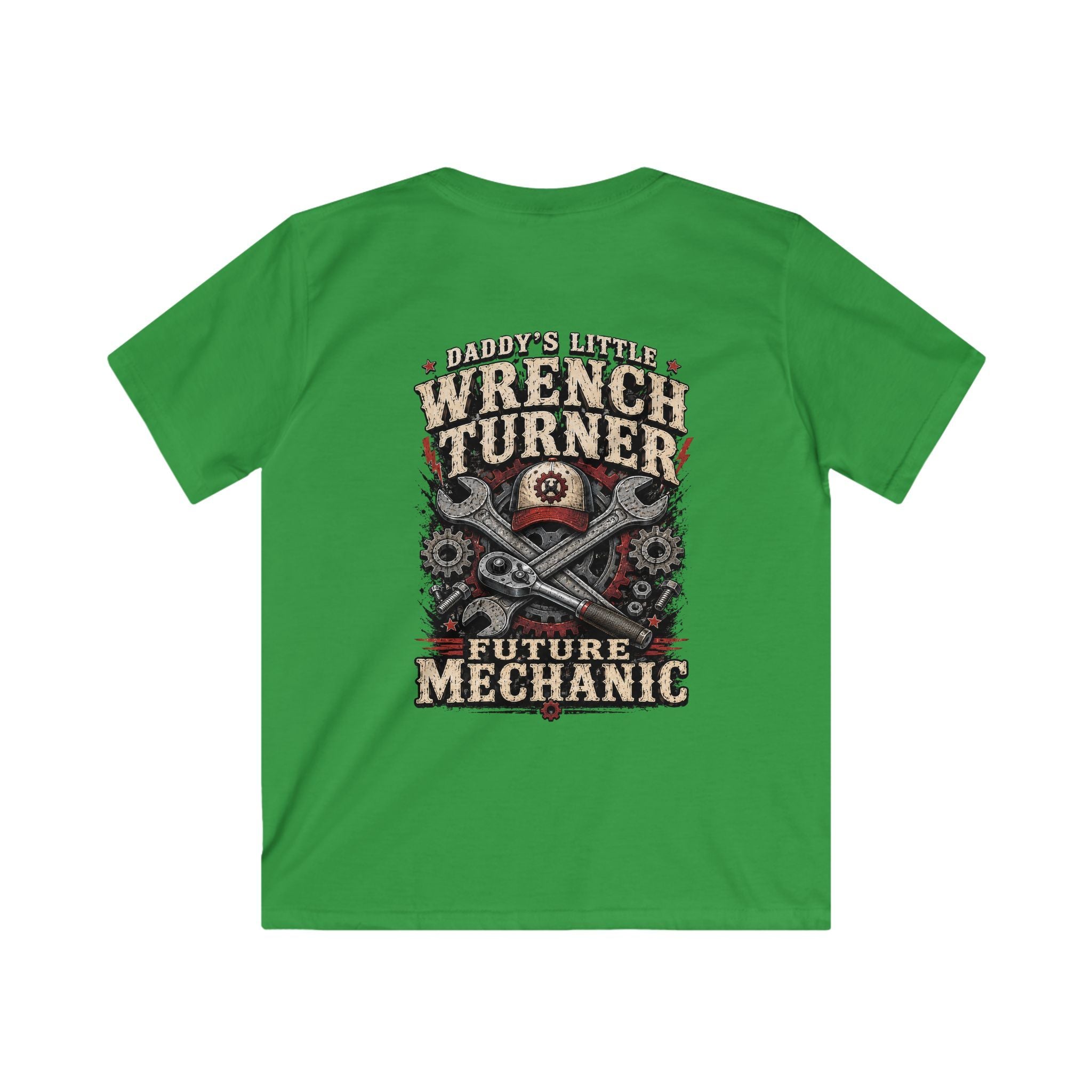 Kids Wrench Turner Tee — Future Mechanic Graphic T-Shirt
