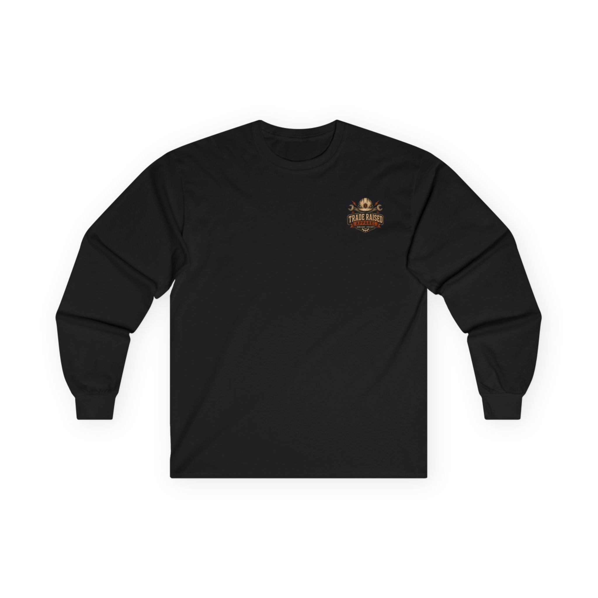 Dirt Hustle Long Sleeve Tee — No Days Off Construction Work Shirt