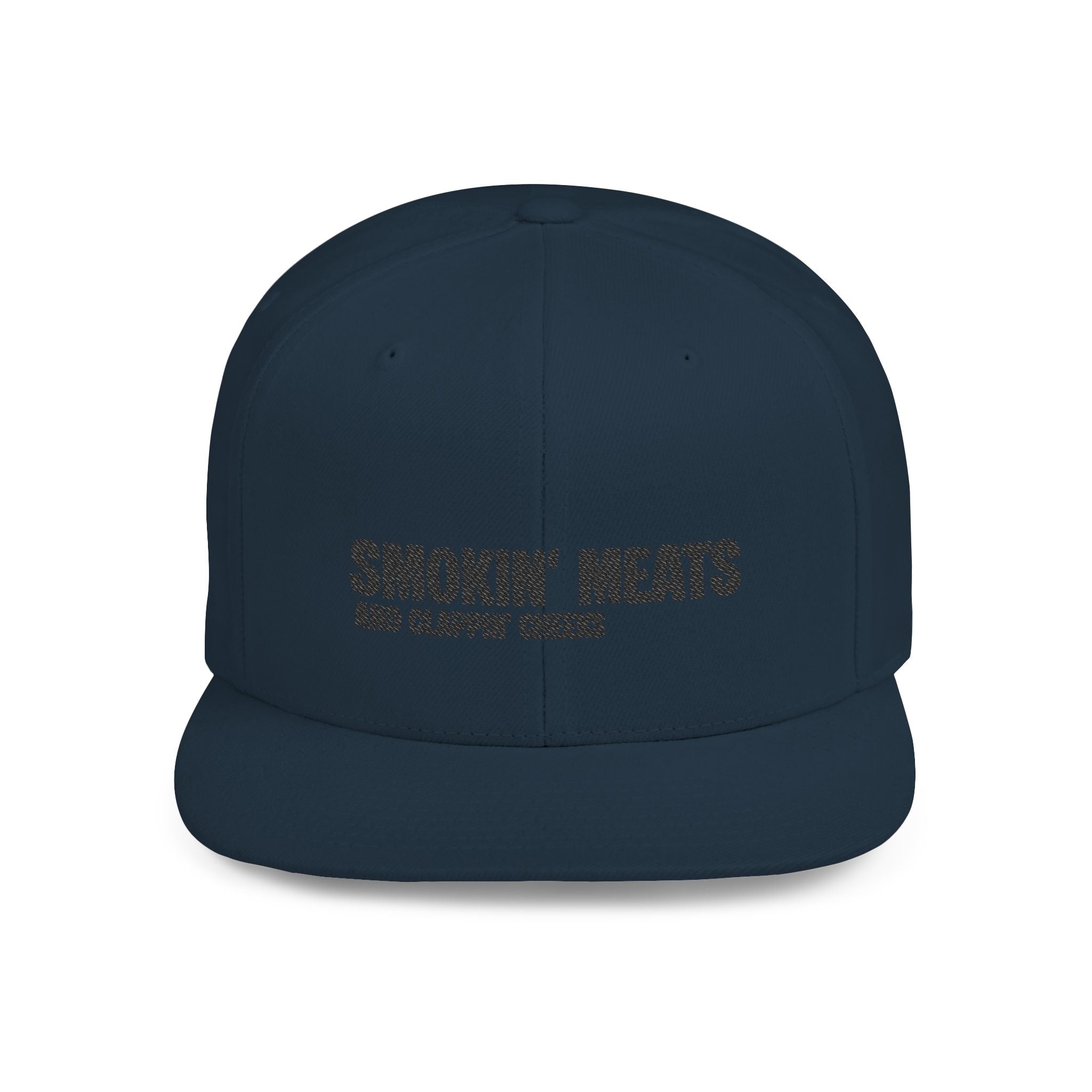 Snapback Hat — "Smokin' Meats and Clappin' Cheeks" BBQ Grill Cap