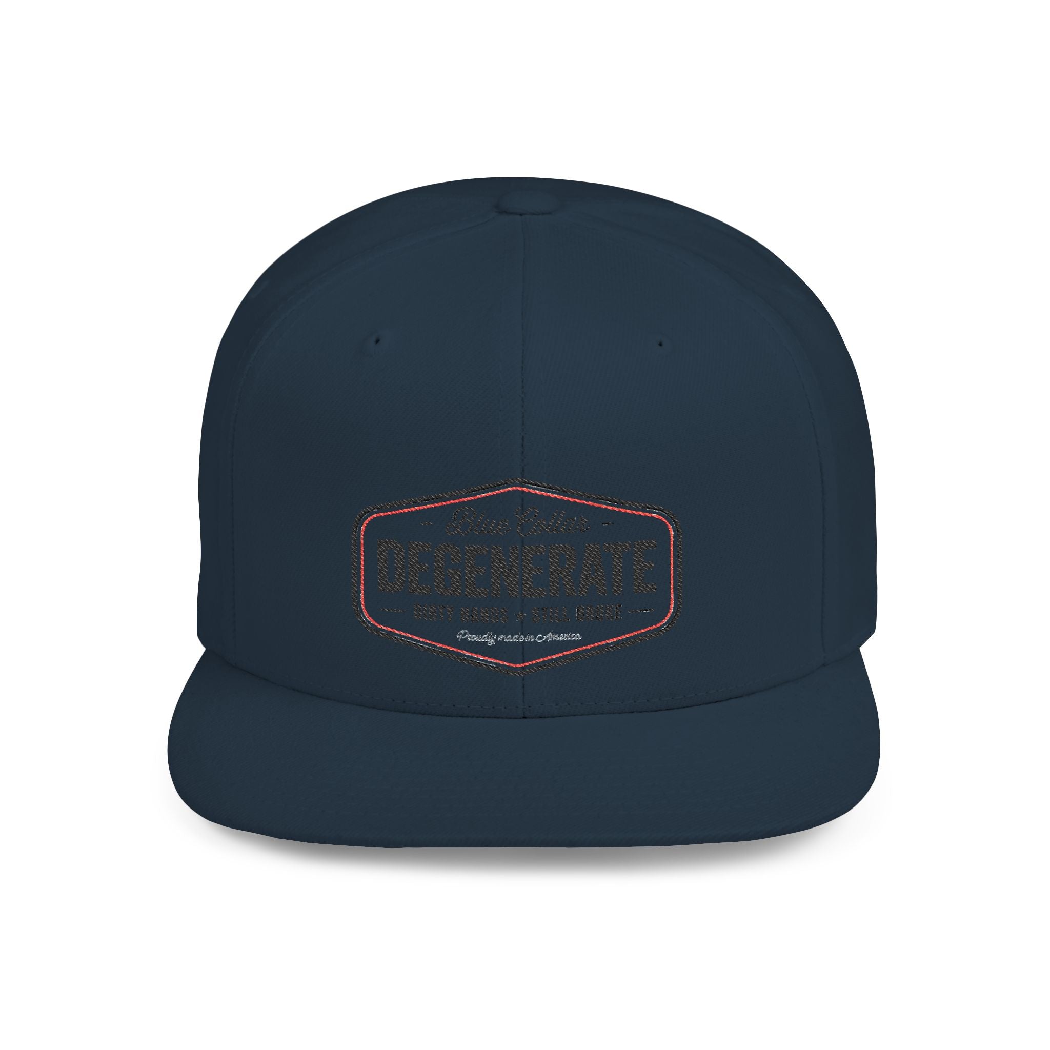 Snapback Hat — "Degenerate" Embroidered
