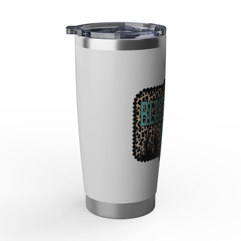 Blue Collar Wife Leopard Tumbler — 20oz Insulated Travel Cup