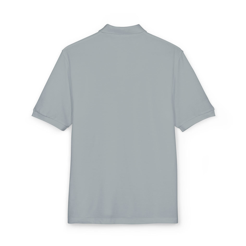 Embroidered Blue Collar Degenerate Polo Shirt