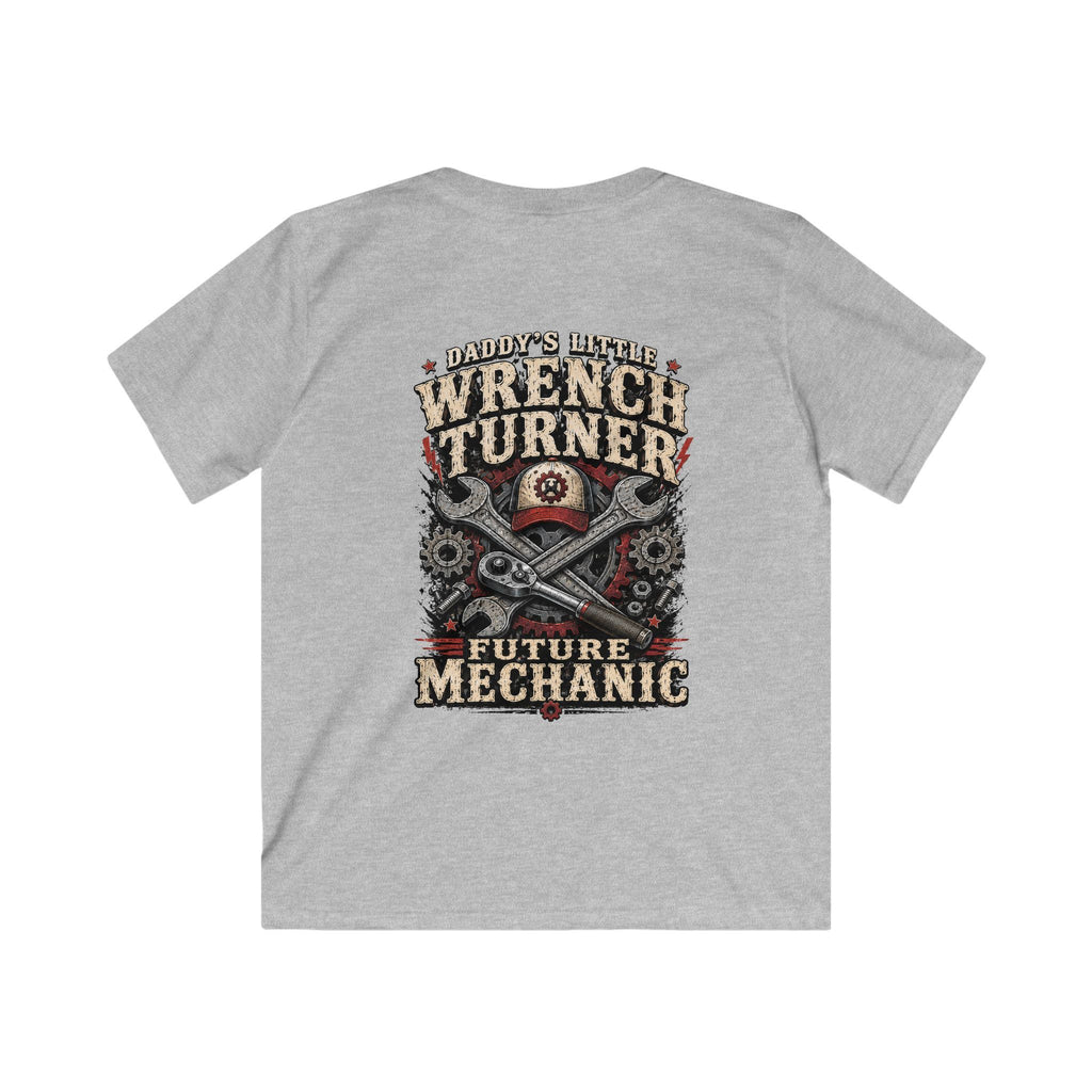 Kids Wrench Turner Tee — Future Mechanic Graphic T-Shirt