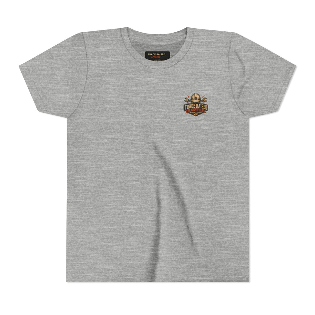 Youth Tee — "Feral & Free" Patriotic Possum Kids' Short Sleeve T-Shirt