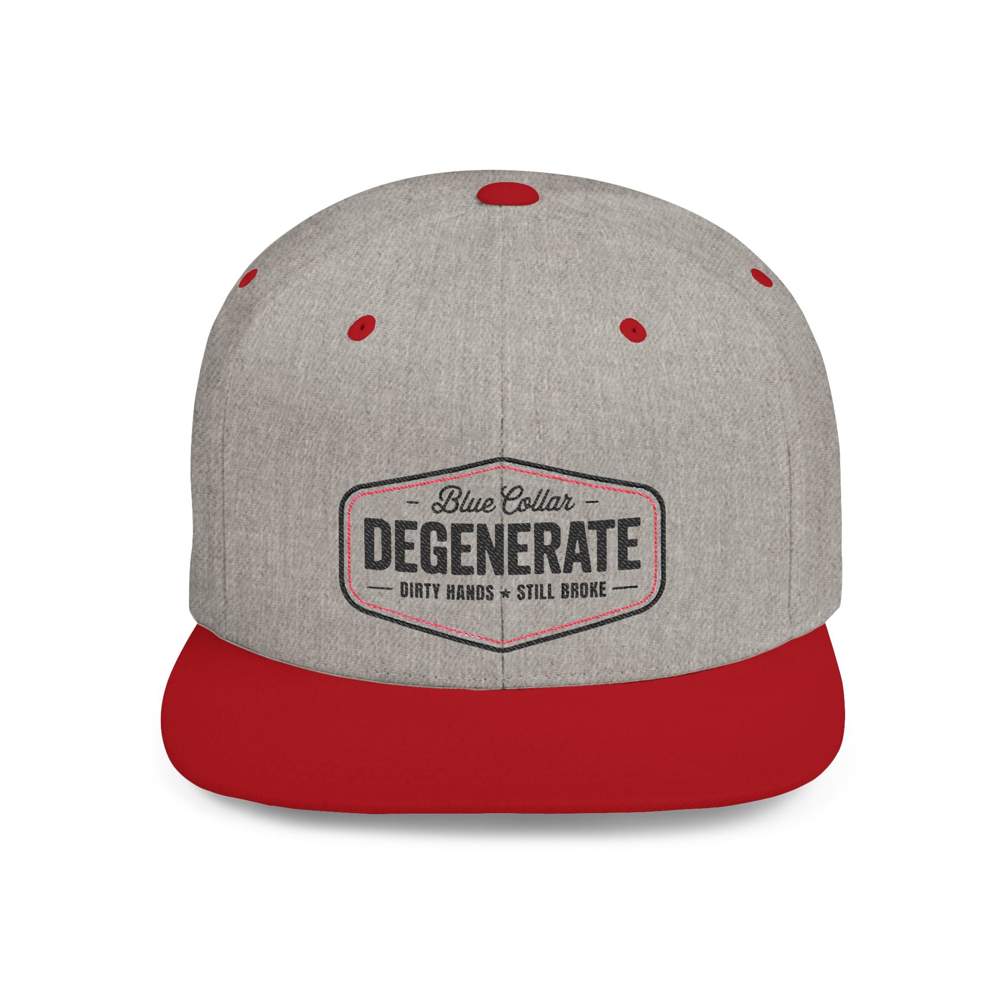 Snapback Hat — "Degenerate" Embroidered
