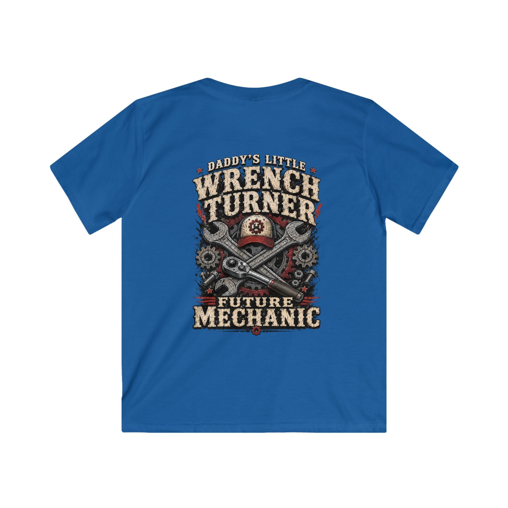 Kids Wrench Turner Tee — Future Mechanic Graphic T-Shirt