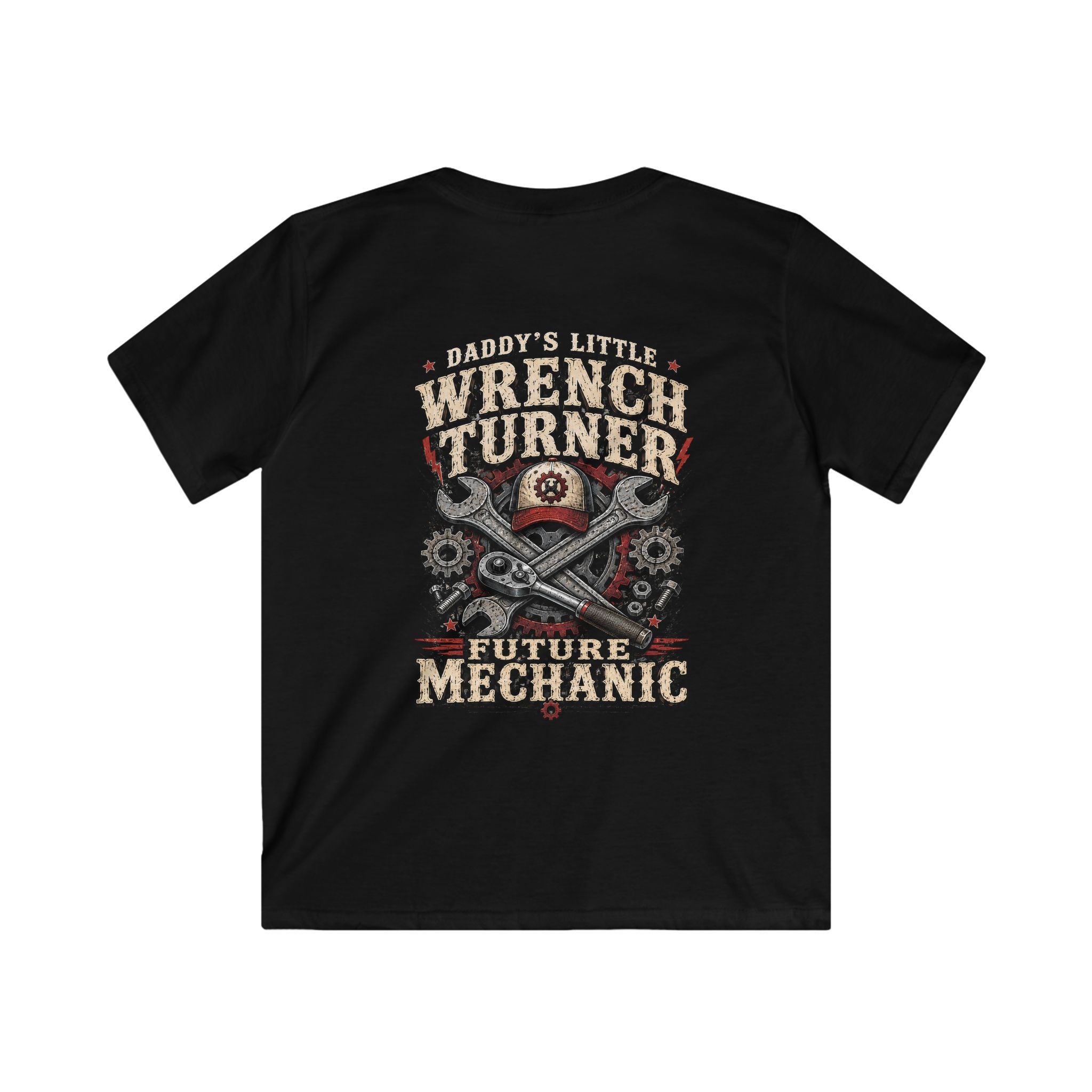 Kids Wrench Turner Tee — Future Mechanic Graphic T-Shirt