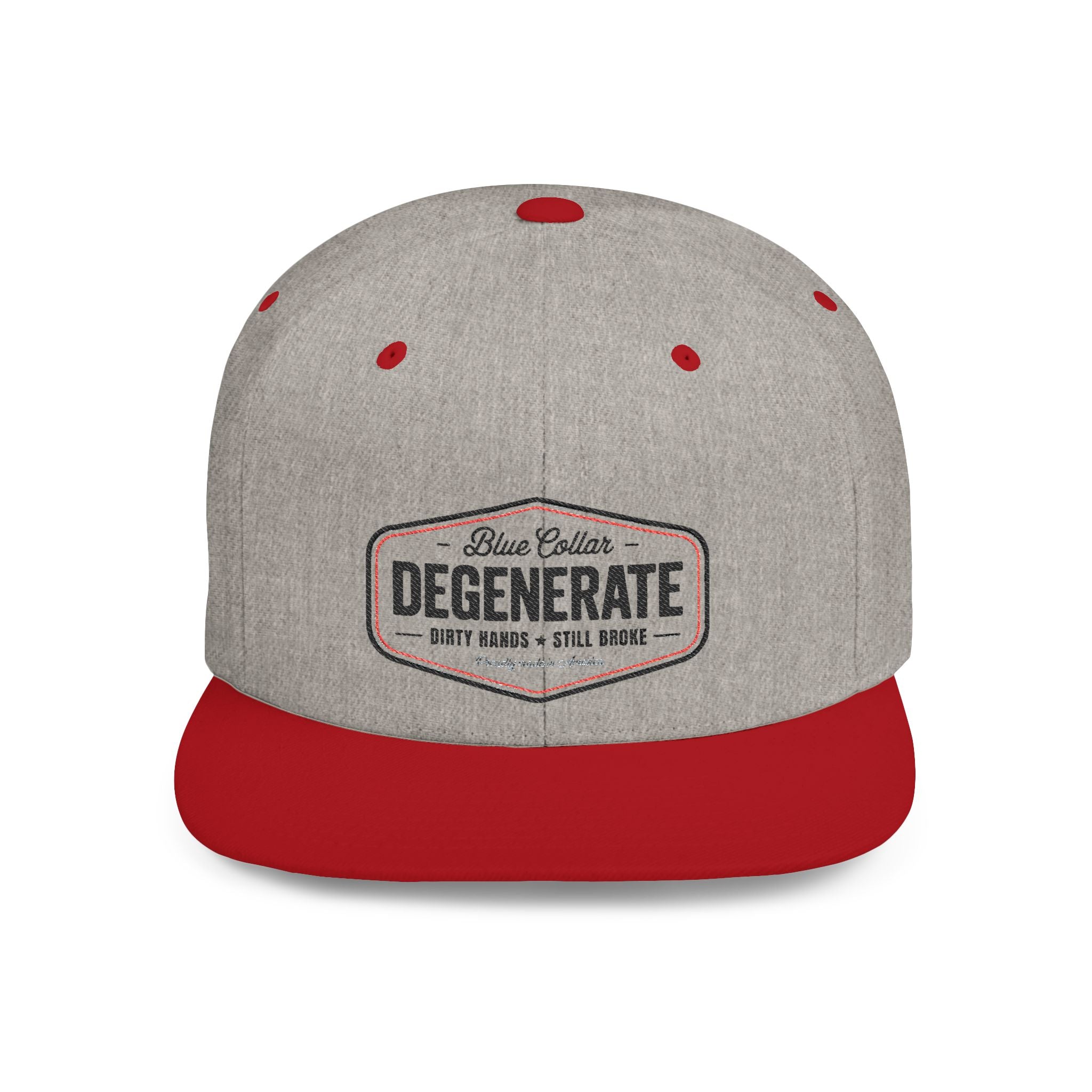 Snapback Hat — "Degenerate" Embroidered
