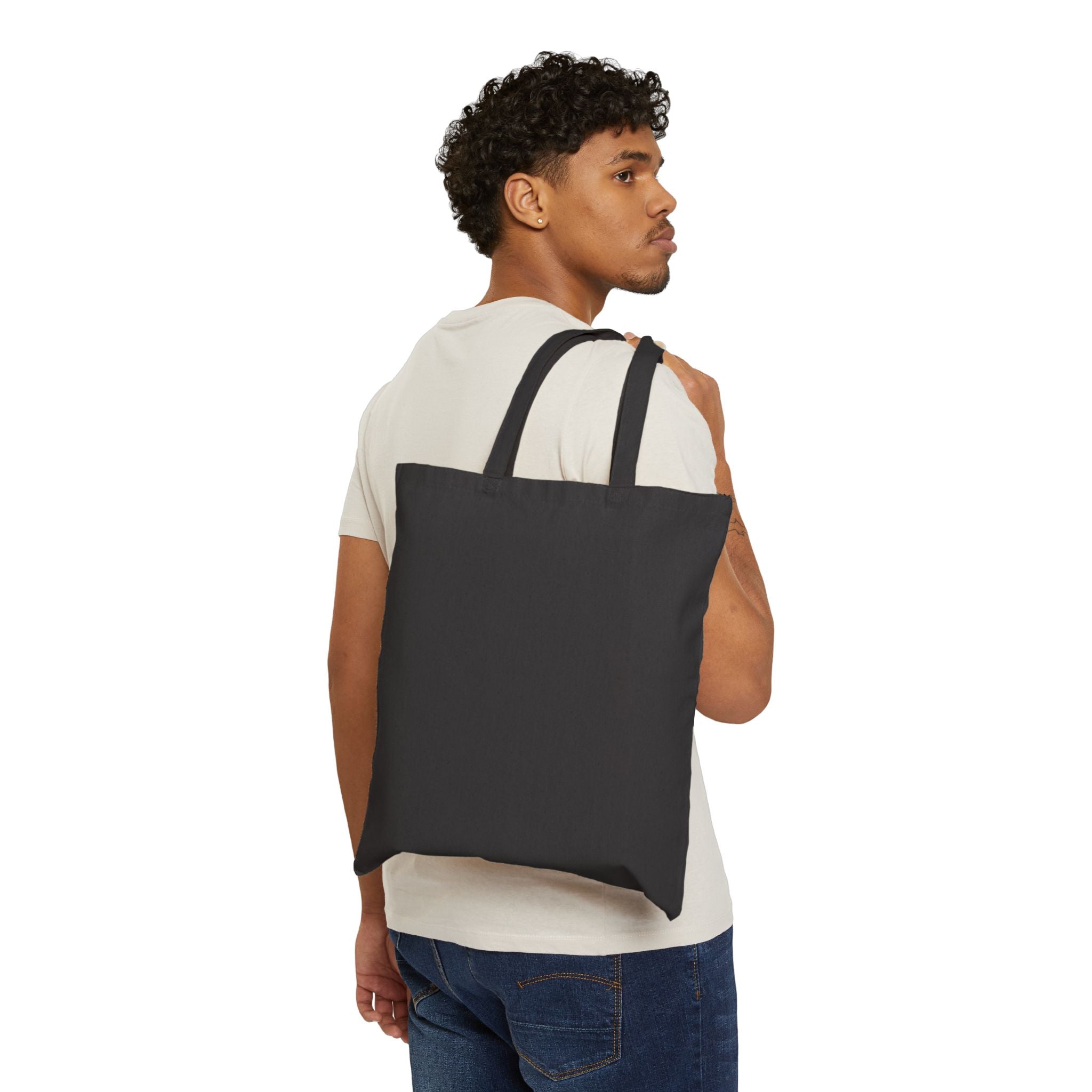Tote Bag — 'Degenerate' Vintage Badge Cotton Canvas Tote