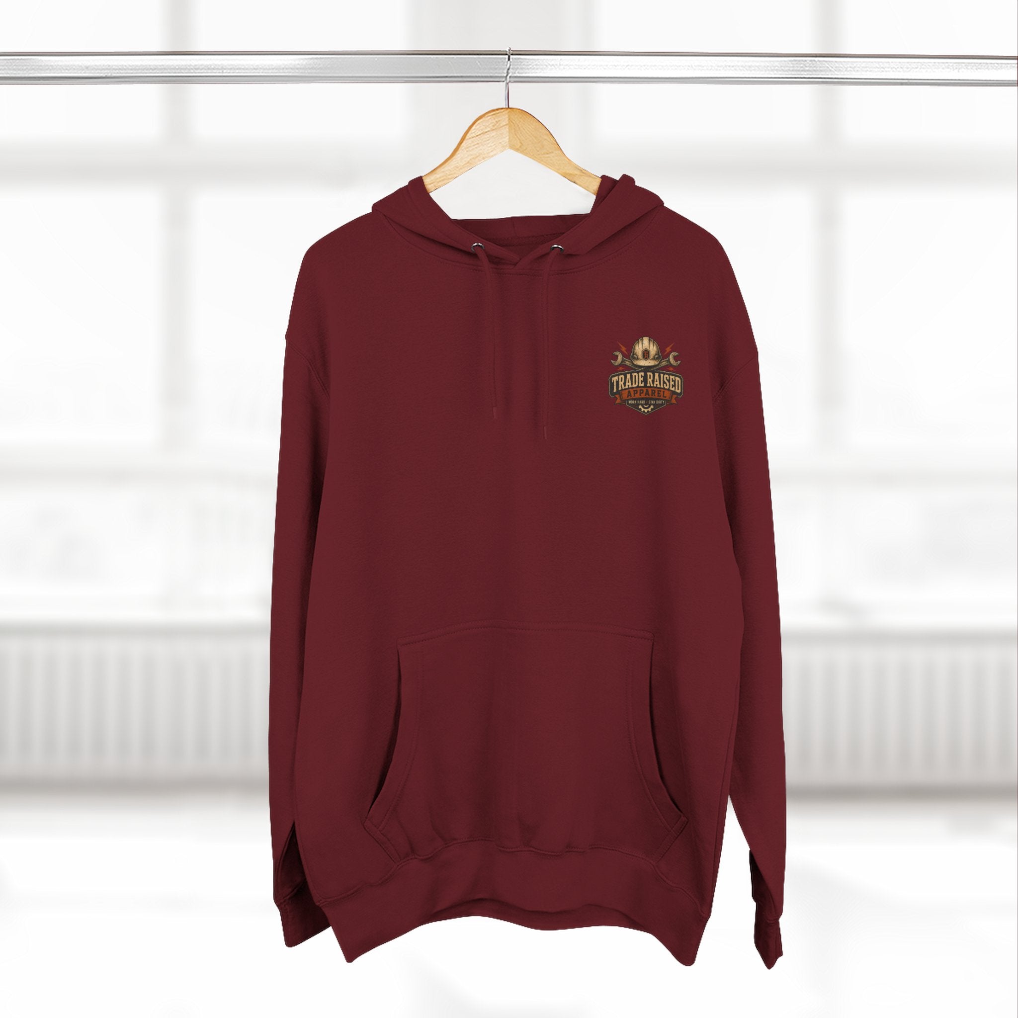 Blue Collar Dollar Skull Hoodie – "Livin' On That Blue Collar Dollar" Fleece Pullover