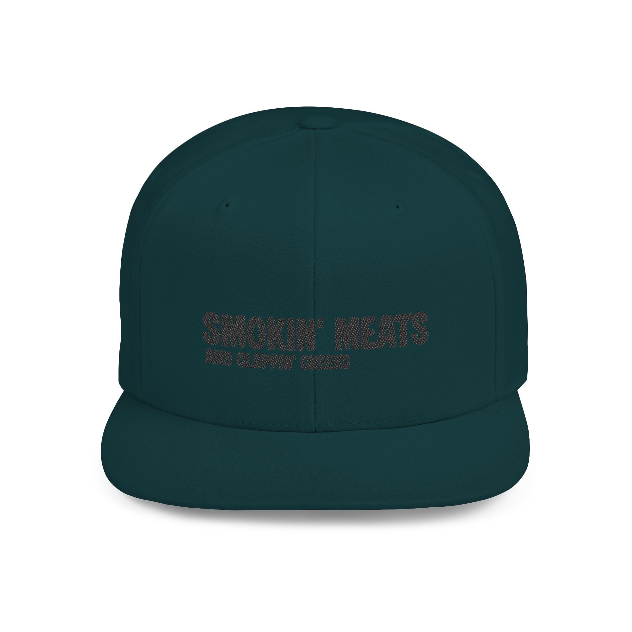 Snapback Hat — "Smokin' Meats and Clappin' Cheeks" BBQ Grill Cap