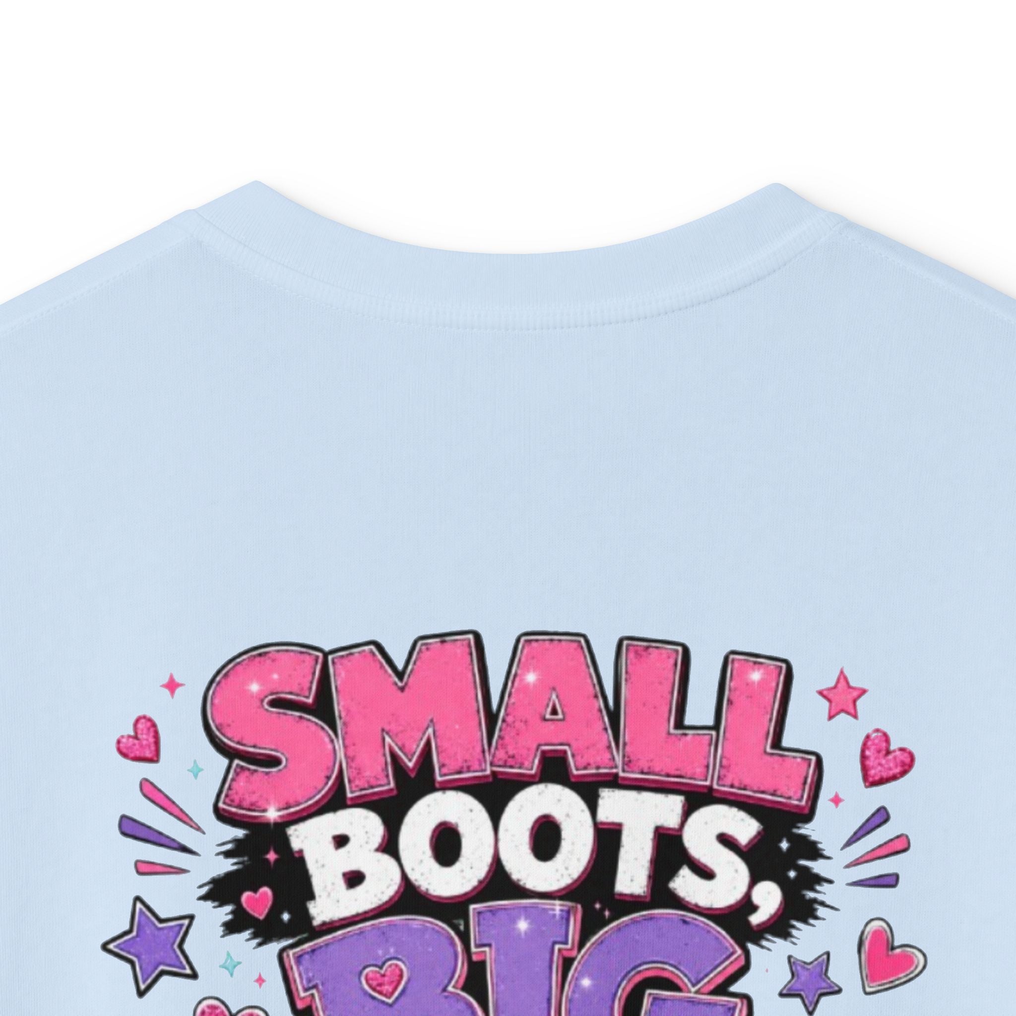 Kids T-Shirt — "Small Boots Big Attitude"