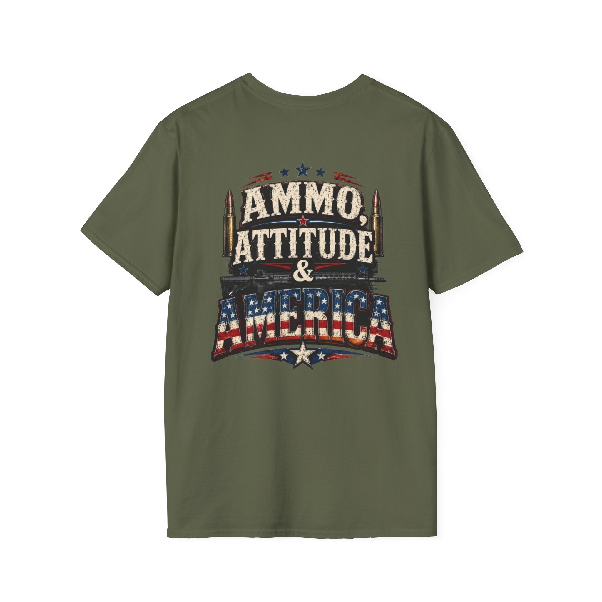 T-Shirt — Ammo, attitude and America