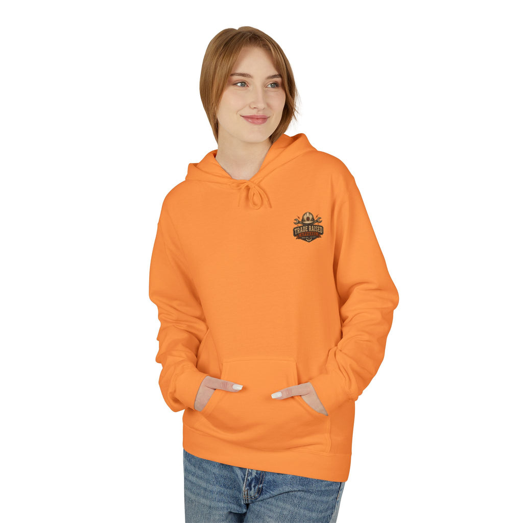 Somebody's Spoiled Blue Collar Wife Hoodie - Pink Retro Graphic Pullover