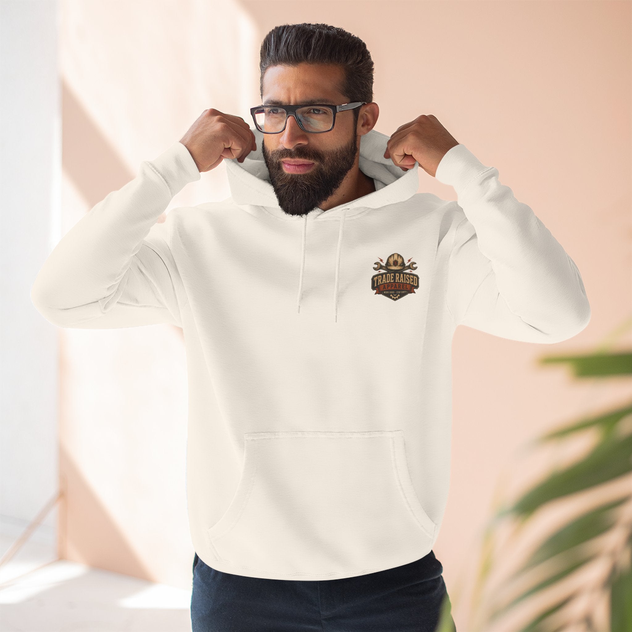 Blue Collar Degenerate Hoodie – 'Degenerate' Workwear Fleece Pullover