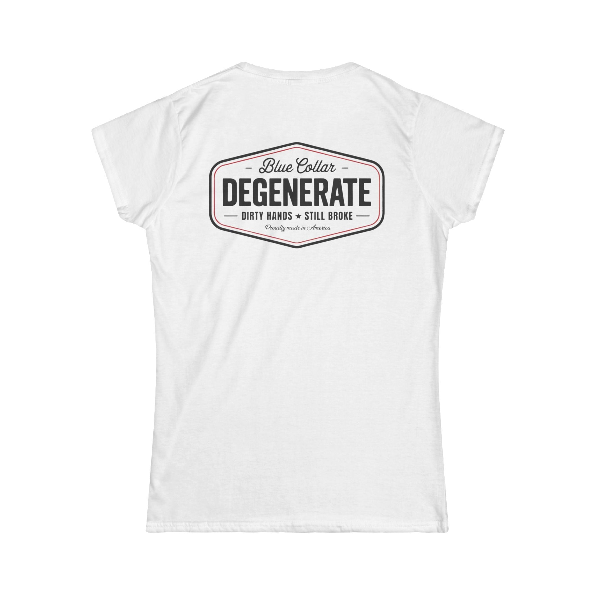 Women's Tee — 'Blue Collar Degenerate' Vintage Workwear Graphic