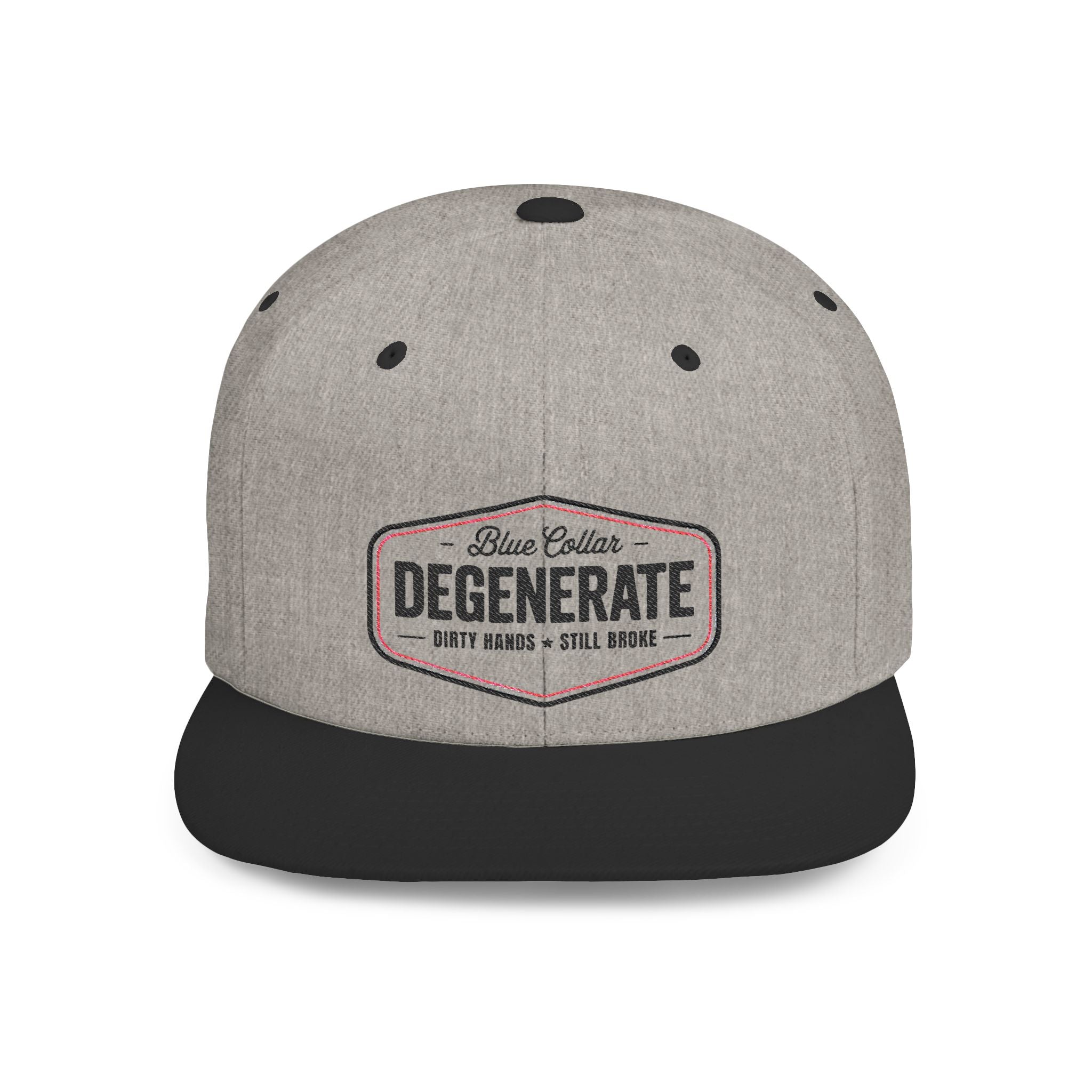 Snapback Hat — "Degenerate" Embroidered
