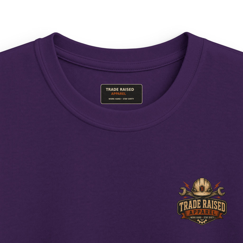 Kids Tee — Tropical Fishing Sunset Graphic (Back) with Small Front Logo