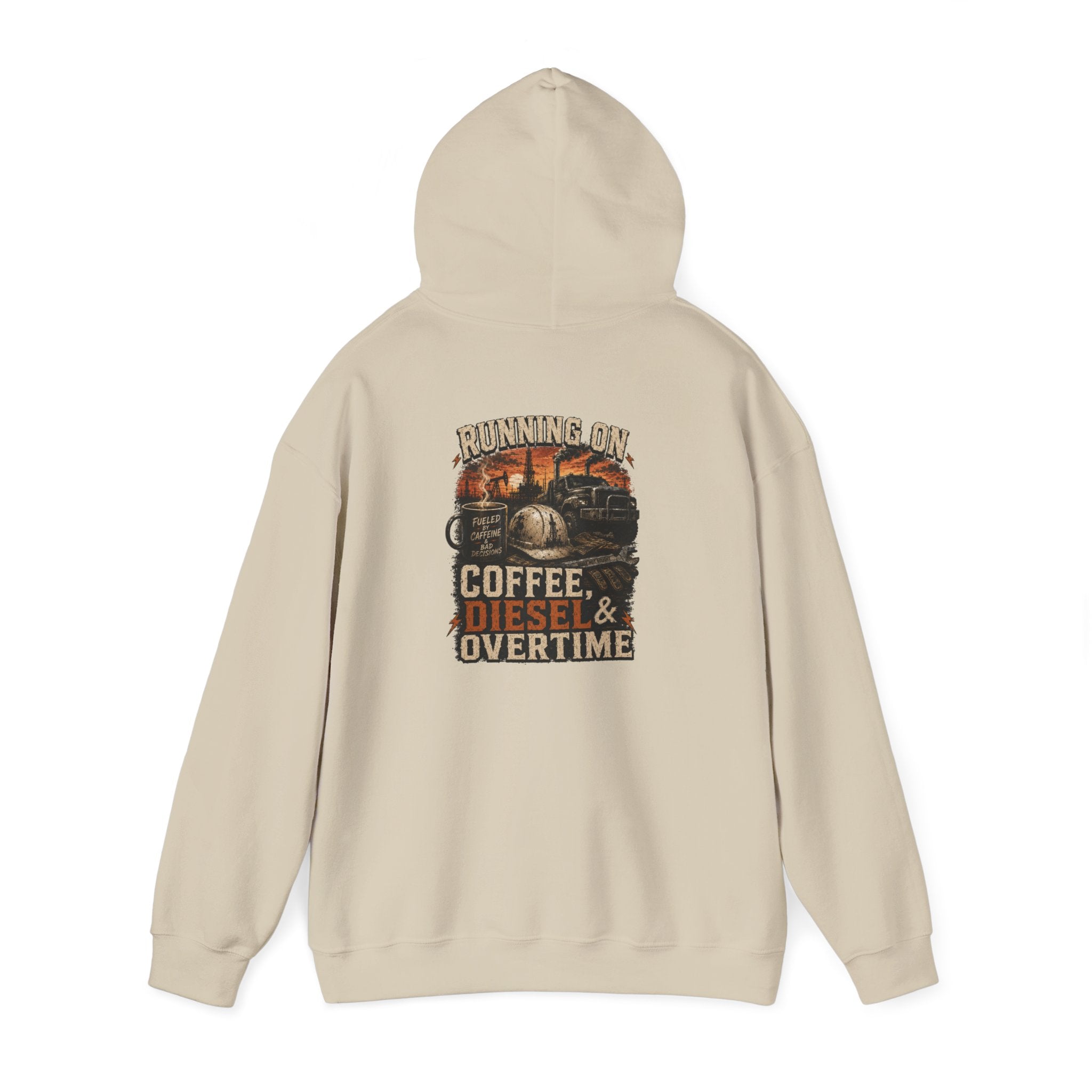Coffee Diesel Overtime Hoodie