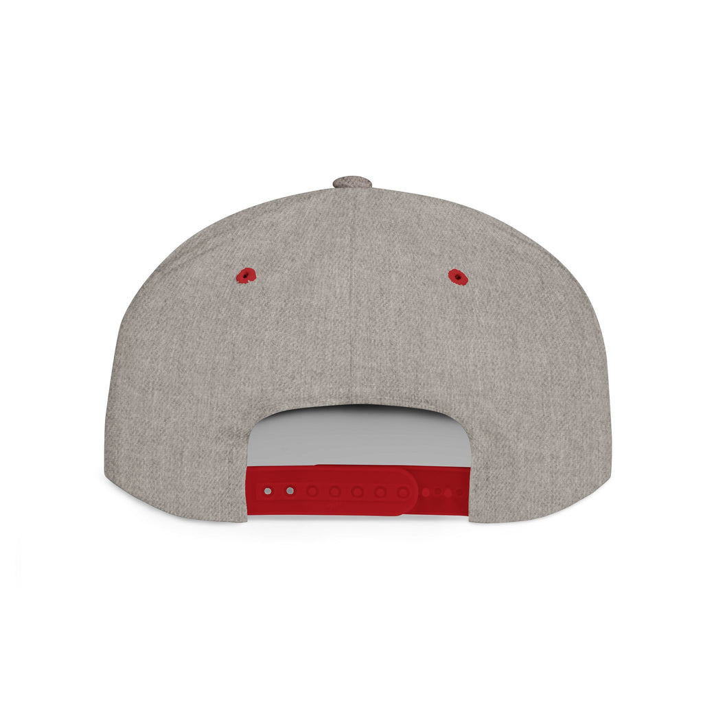 Flat Bill Snapback Hat — "Trade Raised" Logo Cap