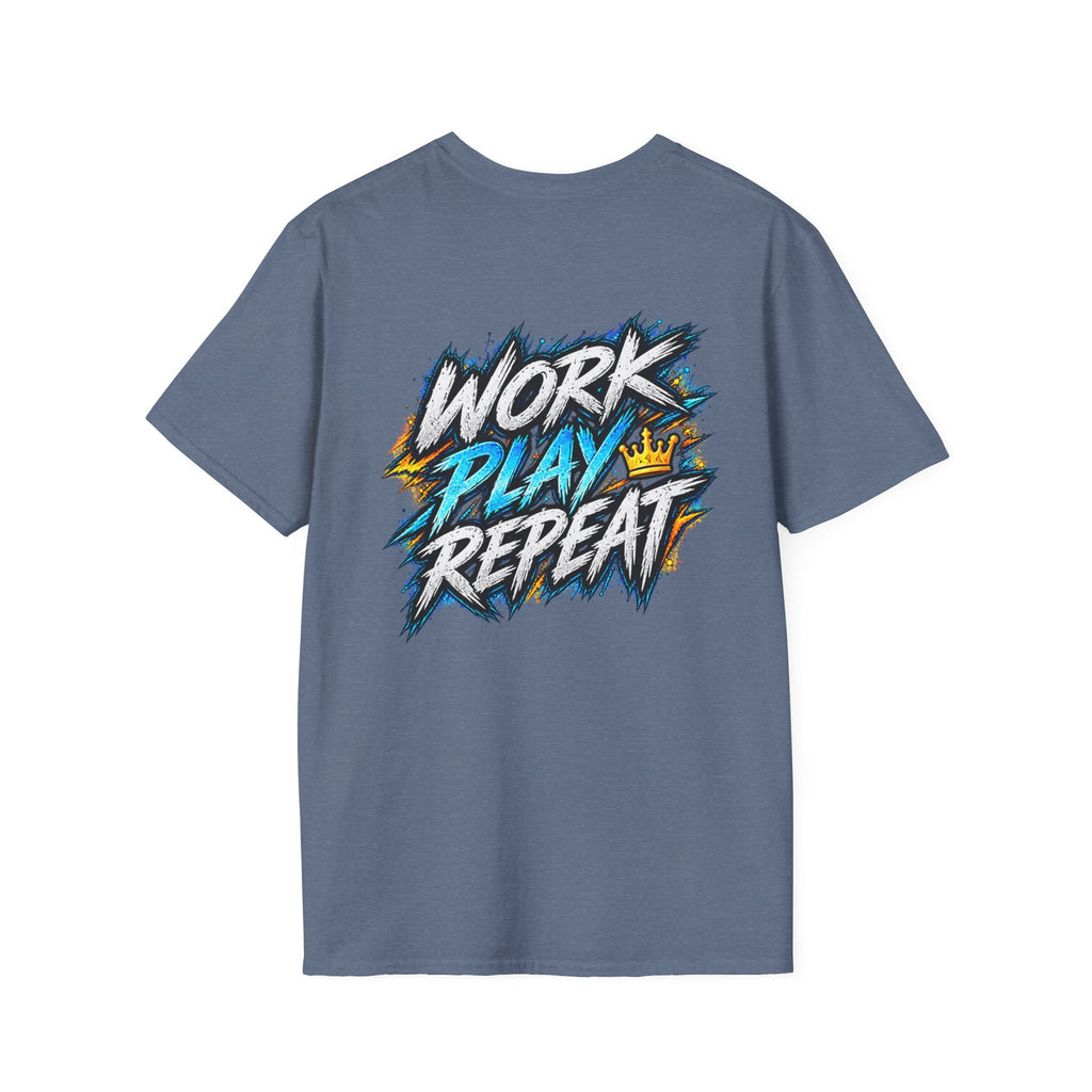 Work Play Repeat T-Shirt —  Graphic Tee