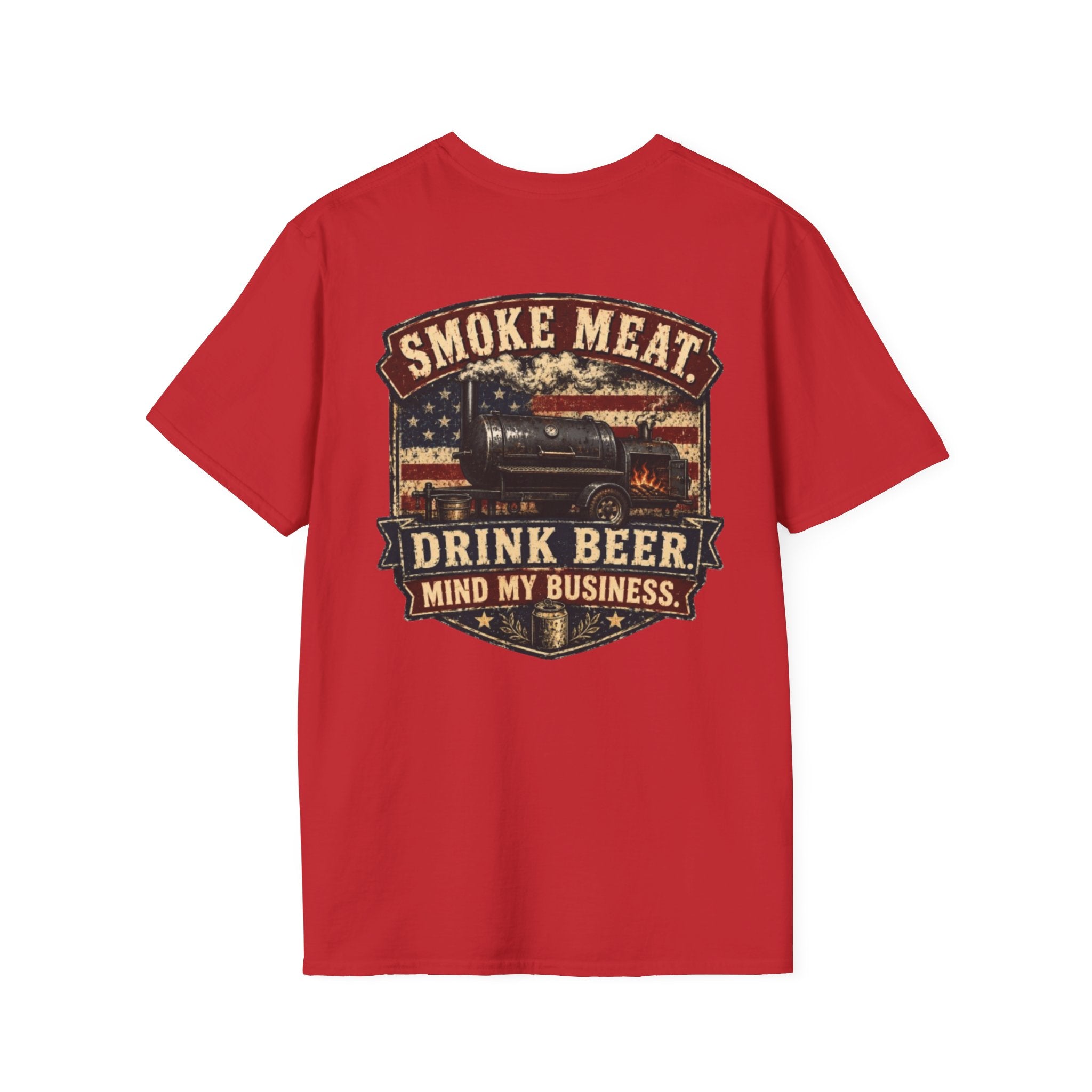 Trade Raised Logo T-Shirt — Vintage Farmer Sunrise Graphic Tee