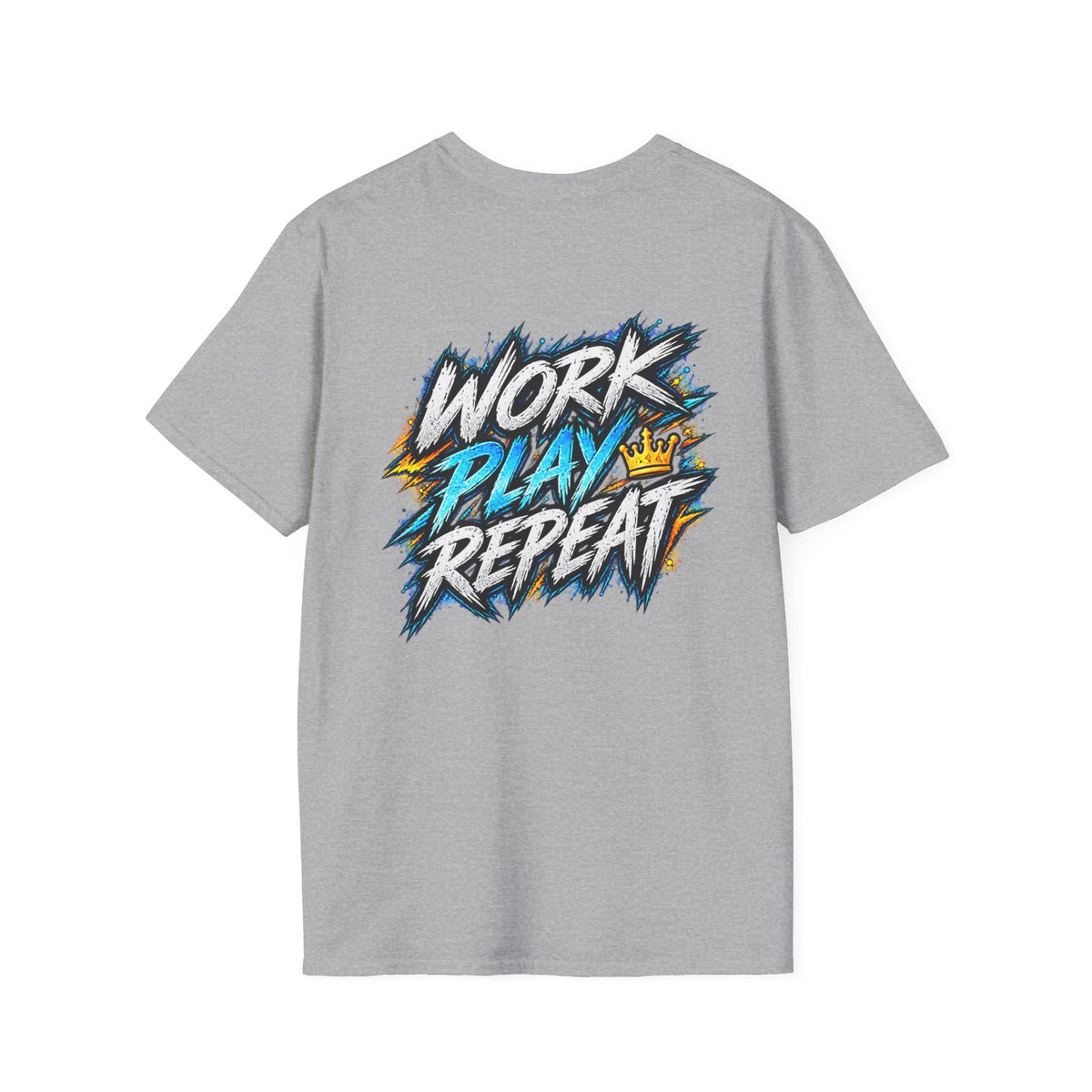 Work Play Repeat T-Shirt —  Graphic Tee
