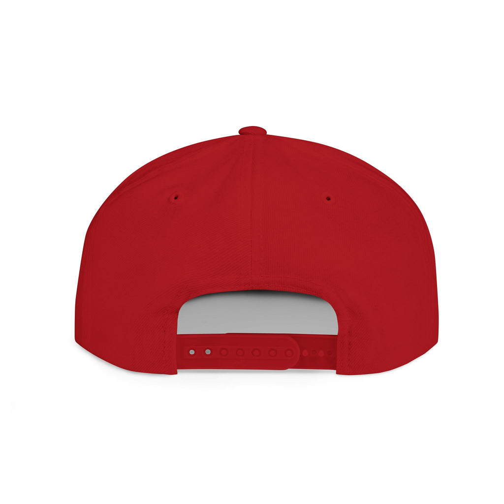 Flat Bill Snapback Hat — "Trade Raised" Logo Cap