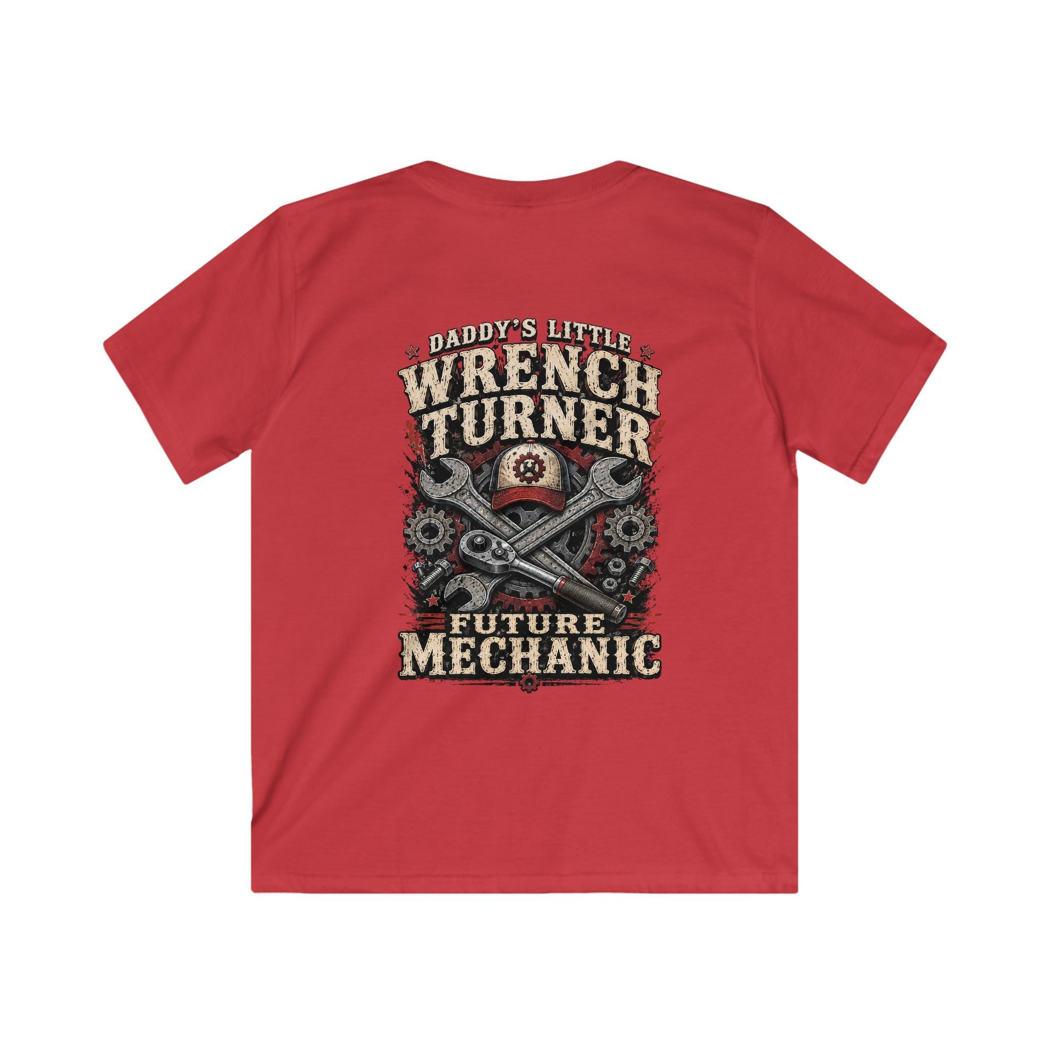 Kids Wrench Turner Tee — Future Mechanic Graphic T-Shirt