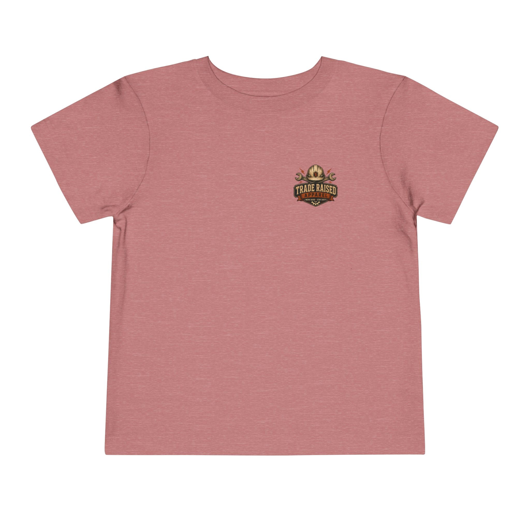 Toddler Tee — "Small Boots, Big Attitude" Pink Cowgirl Graphic