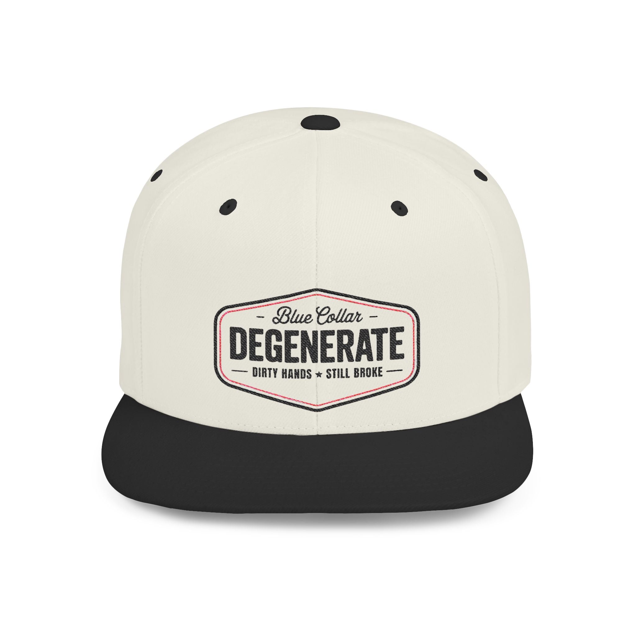 Snapback Hat — "Degenerate" Embroidered