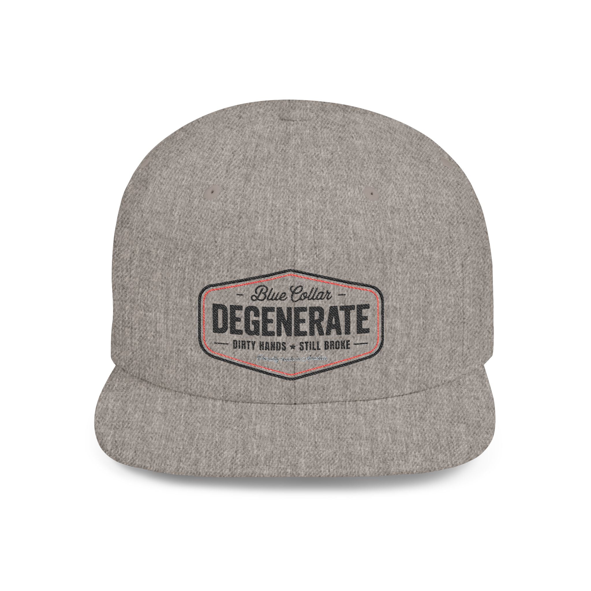 Snapback Hat — "Degenerate" Embroidered