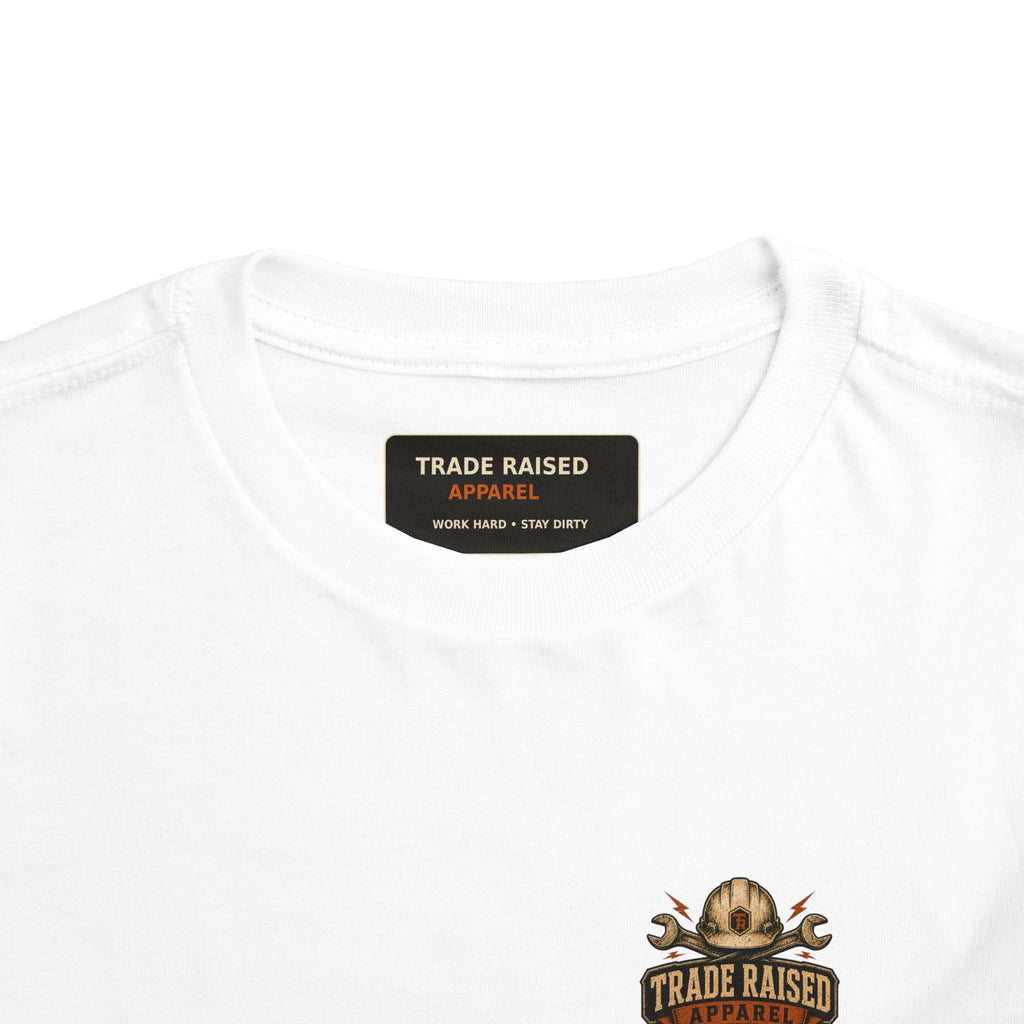 Toddler Tee — "Small Boots, Big Attitude" Pink Cowgirl Graphic