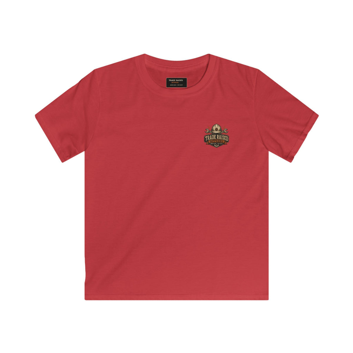 Kids Tee — Tropical Fishing Sunset Graphic (Back) with Small Front Logo