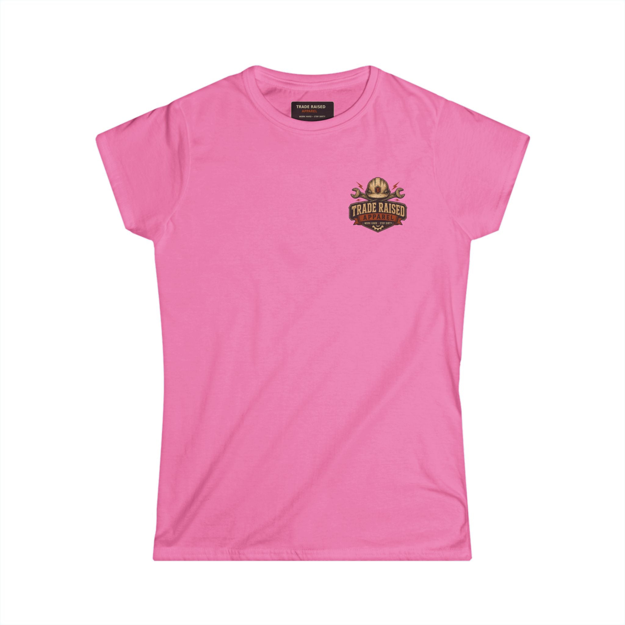 Tradesman's Girl Women's Tee — 'Loyal Heart • Dirt Road Soul' Vintage Wrench & Rose Shirt