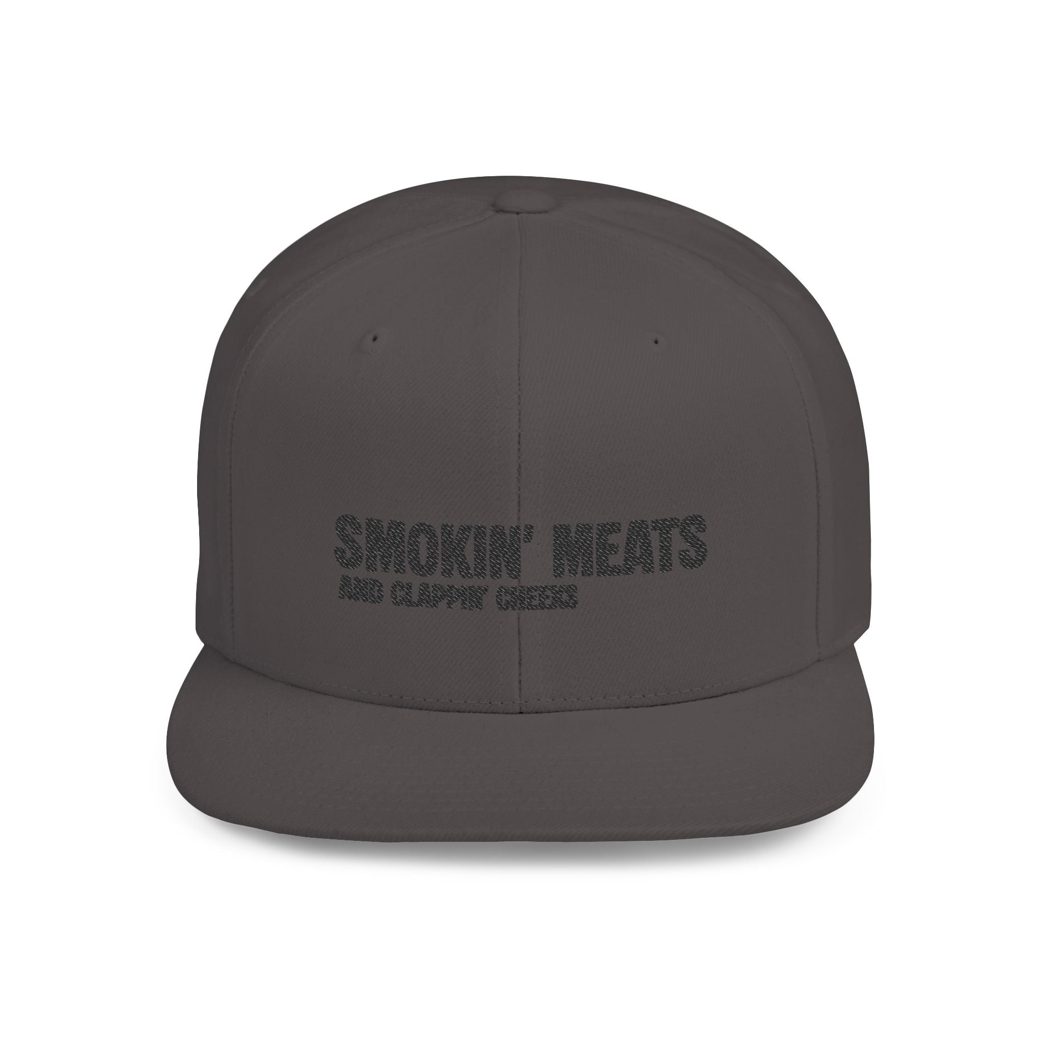 Snapback Hat — "Smokin' Meats and Clappin' Cheeks" BBQ Grill Cap