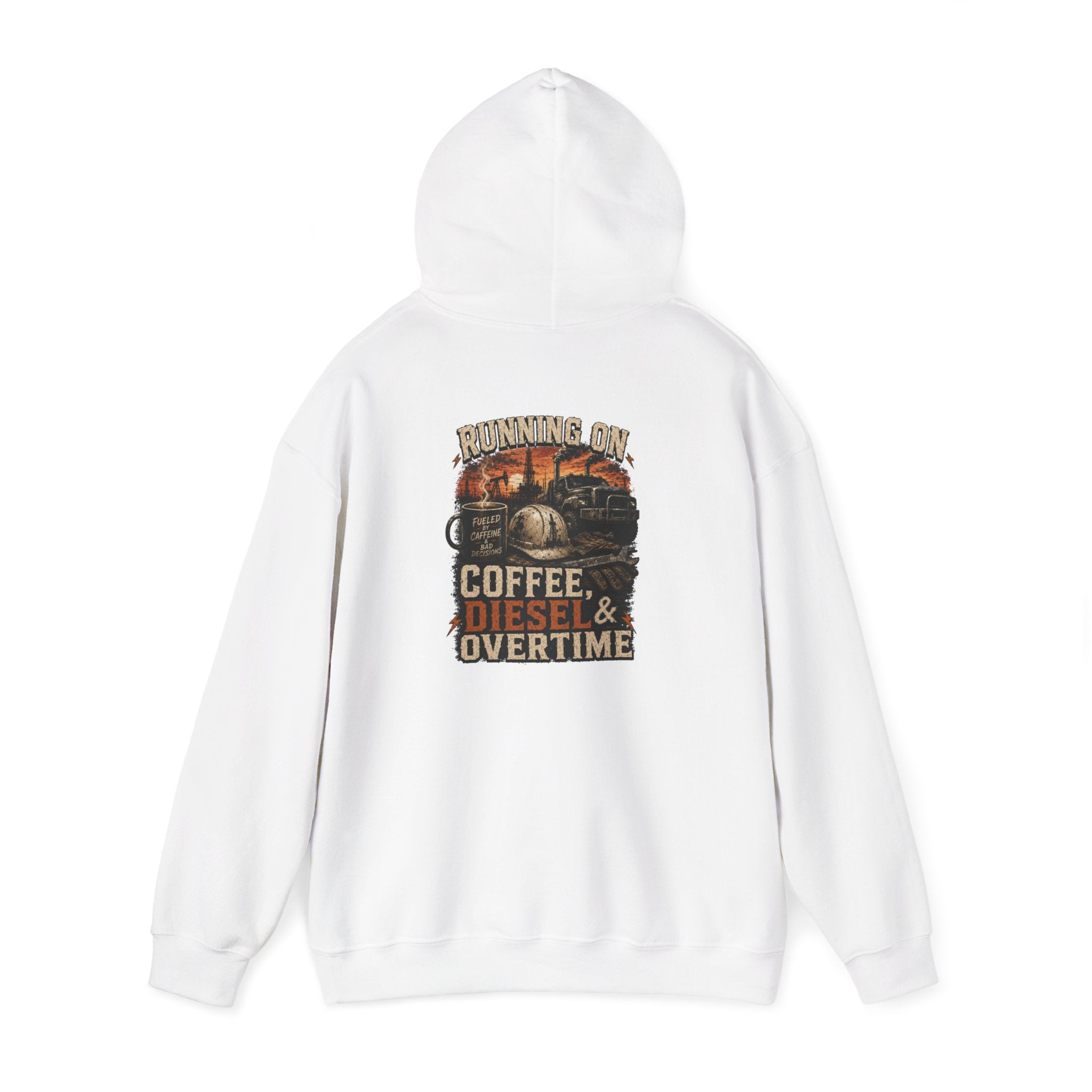 Coffee Diesel Overtime Hoodie