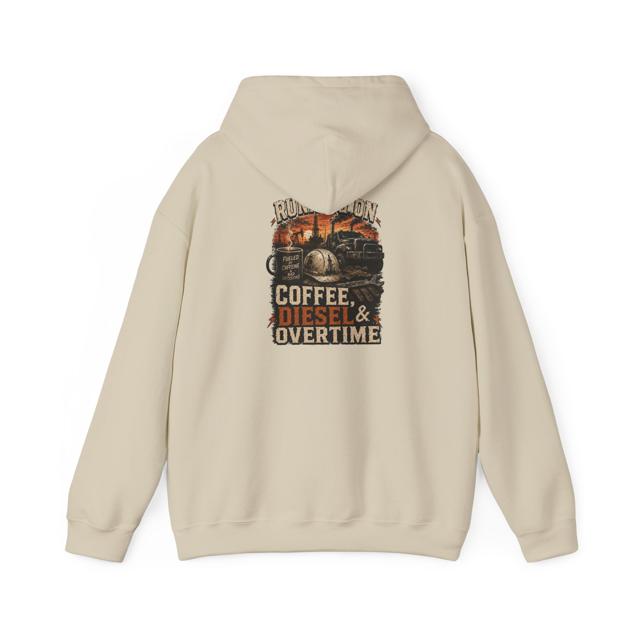 Coffee Diesel Overtime Hoodie