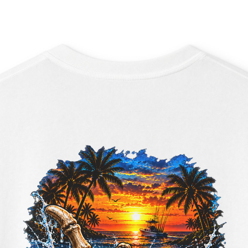 Kids T-Shirt — "Salt Water Heals Everything" Tropical Sunset Beach Tee