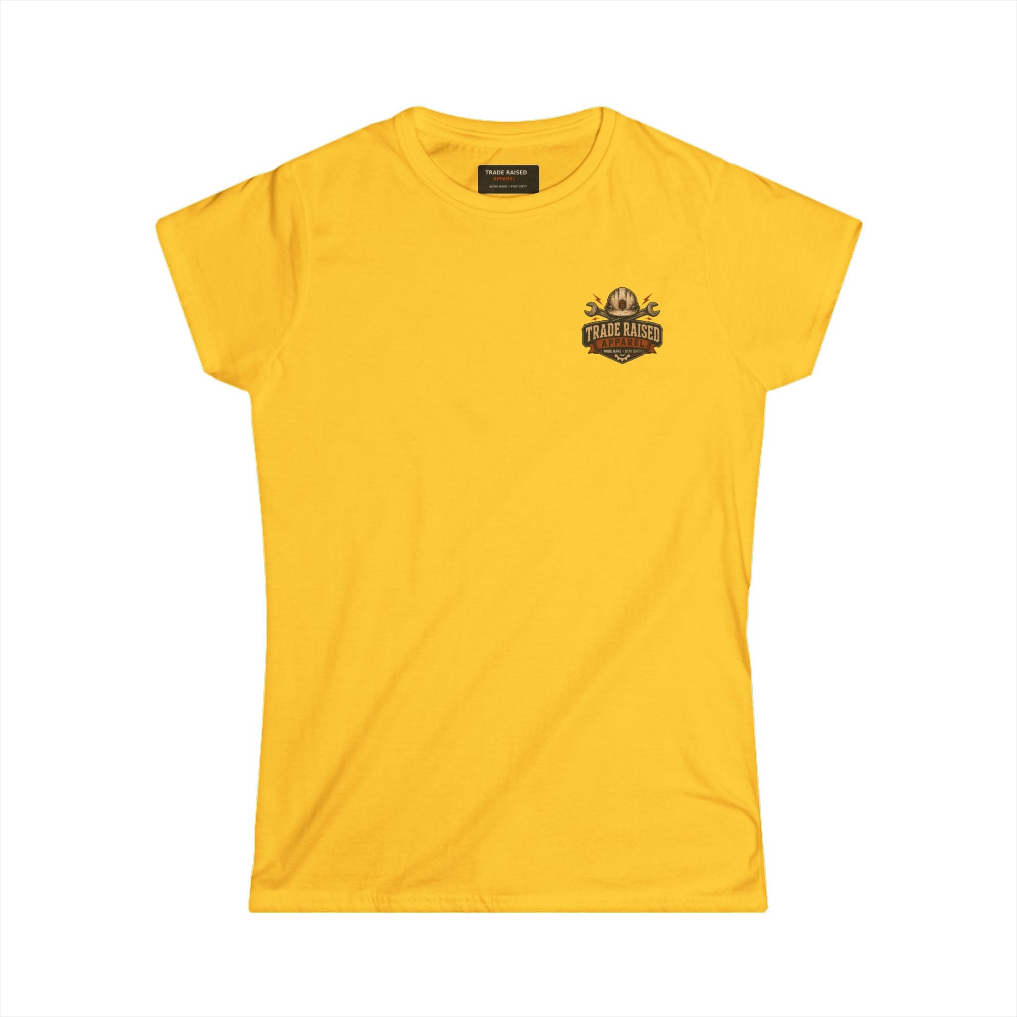 Blue Collar Mom Tee — Rustic Western Women's T‑Shirt ("Blue Collar Mom" Back Design)